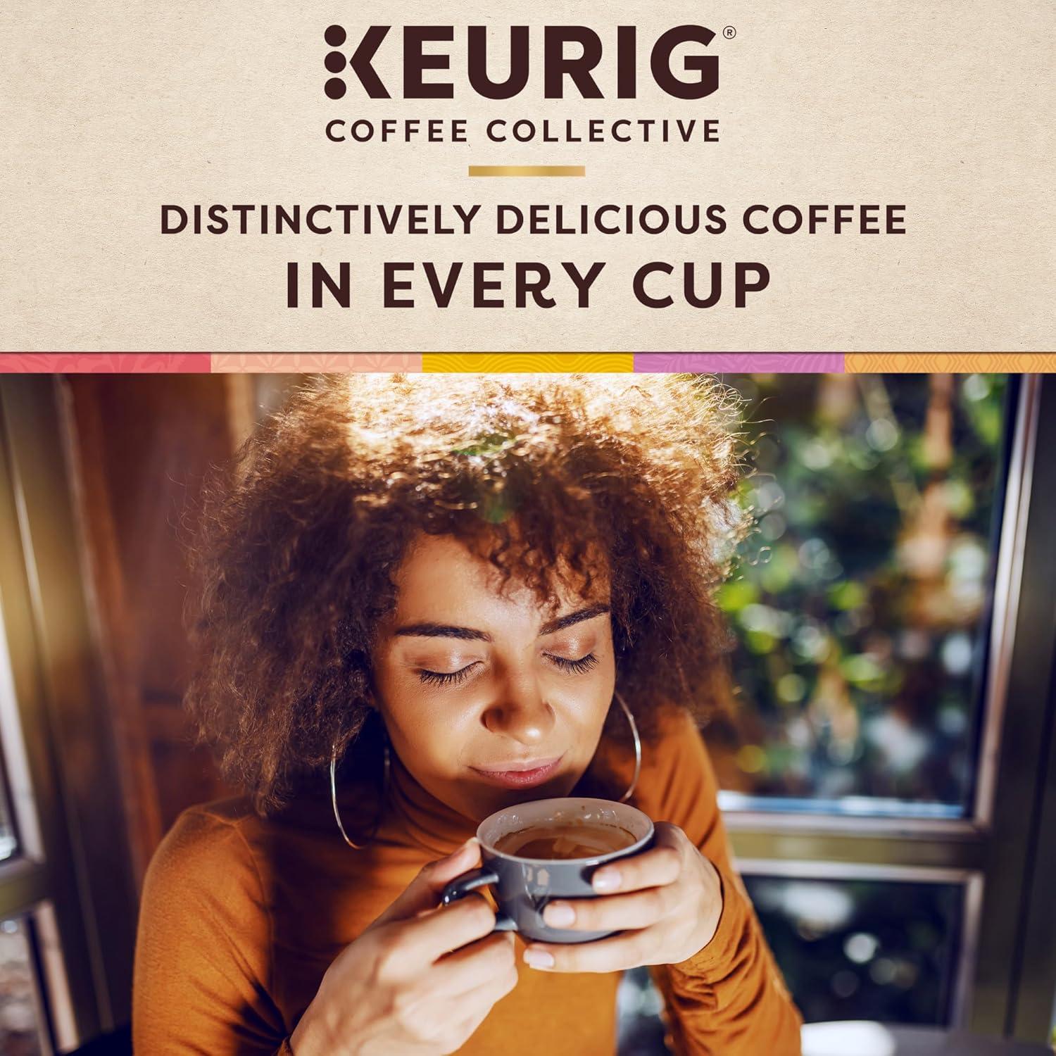 imageKeurig Coffee Collective Global Trek by Cyrille Jannet Medium Roast Coffee Single Serve Keurig KCup Pods 28 CountWhole Hearted
