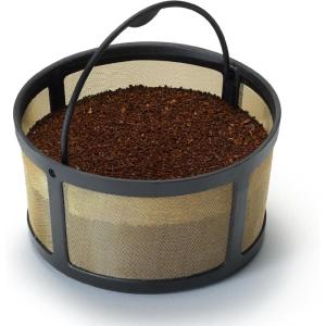 Keurig Reusable Mesh Ground Coffee Filter, Compatible with K-Duo Essentials and K-Duo Brewers only, Eco-Friendly Way to Brew a Carafe, Gold Tone Mesh(Eco-Friendly Way to Brew a Carafe)