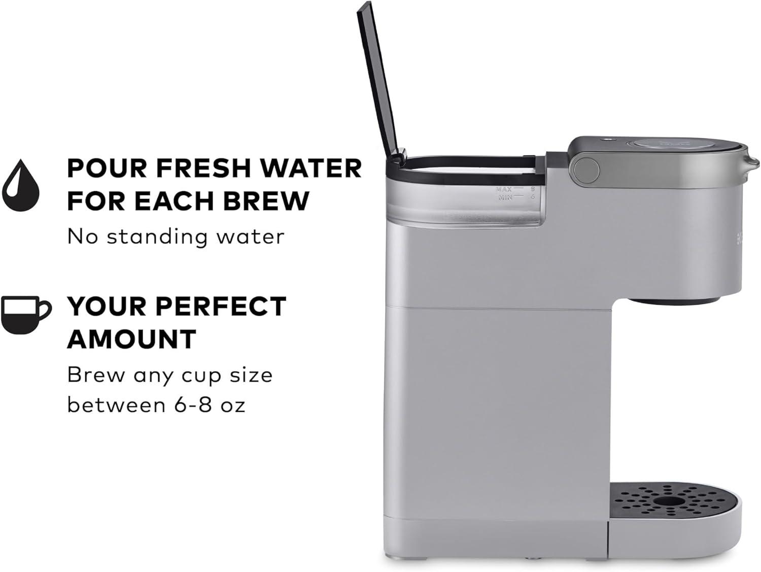 imageKeurig KSuite Premium InRoom Hospitality Coffee Maker Single Cup SilverBlack