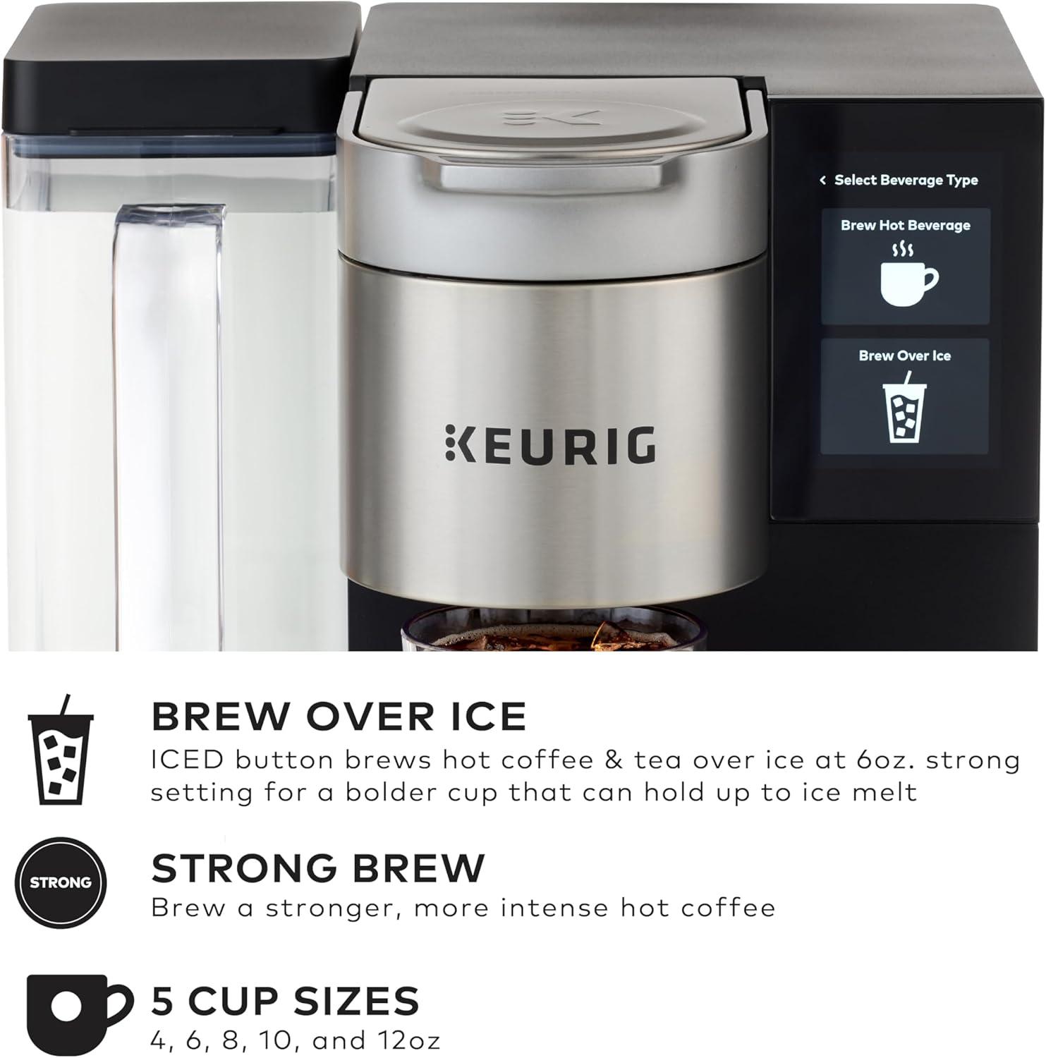 imageKeurig Medium Office Coffee Station Bundle Includes K2550 Single Serve Coffee Maker with 110 oz Water Reservoir 4 Value 48ct KCup Pod Coffee Boxes 192 Servings 1 KCup Pod Merchandiser