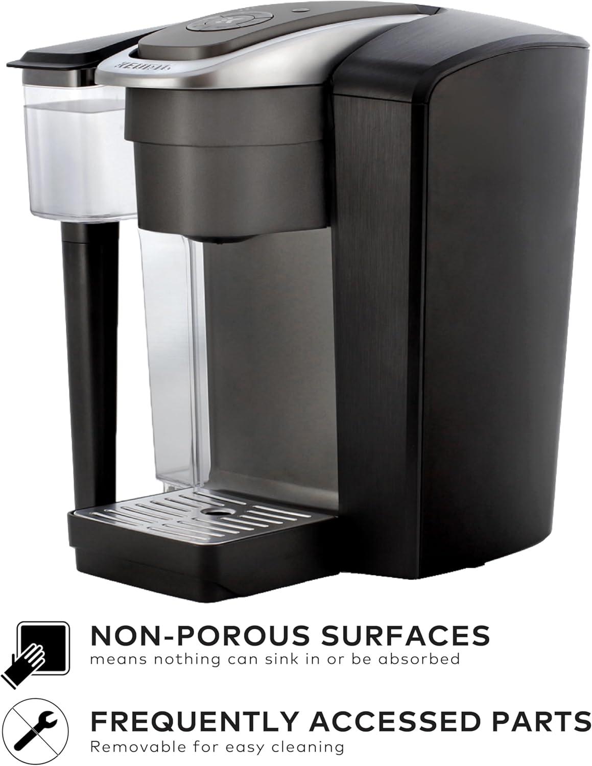 imageKeurig Small Office Coffee Station Bundle Includes K1550 Single Serve Coffee Maker 4 Value 48ct KCup Pod Coffee Boxes 192 Servings 1 KCupPod Merchandiser