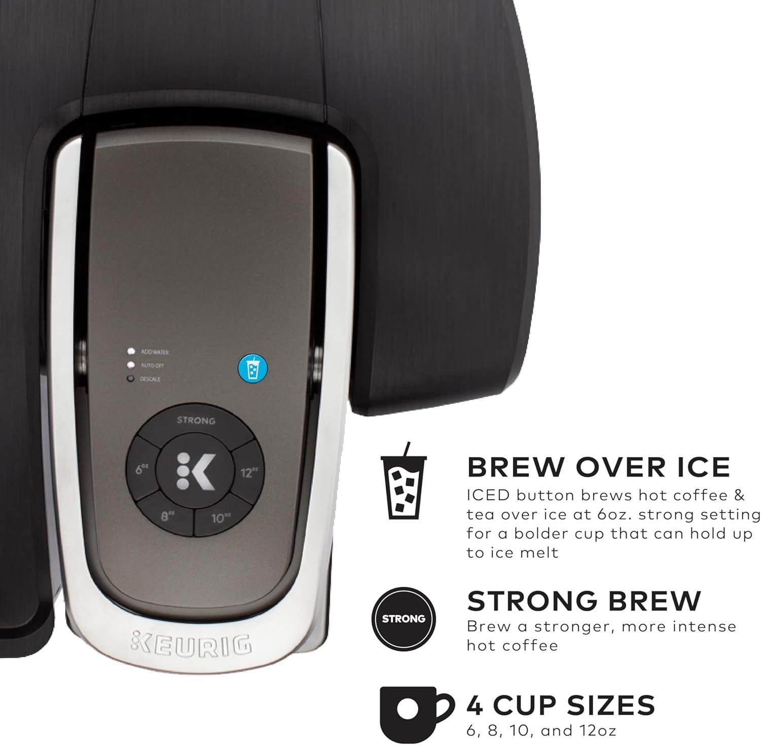 imageKeurig Small Office Coffee Station Bundle Includes K1550 Single Serve Coffee Maker 4 Value 48ct KCup Pod Coffee Boxes 192 Servings 1 KCupPod Merchandiser