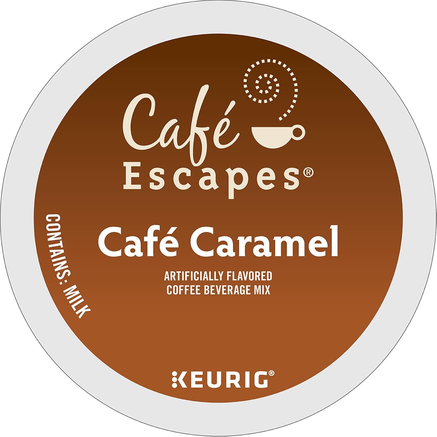 image:imageCafe Escapes Chai Latte Keurig SingleServe KCup Pods 96 CountCaramel