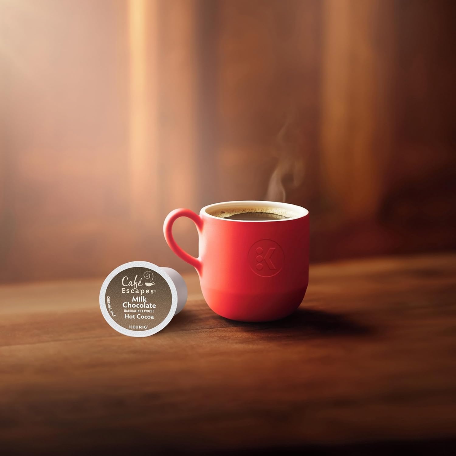 image:imageCafe Escapes Chai Latte Keurig SingleServe KCup Pods 96 CountMilk Chocolate