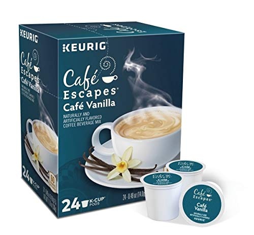 image:imageCafe Escapes Chai Latte Keurig SingleServe KCup Pods 96 CountVanilla