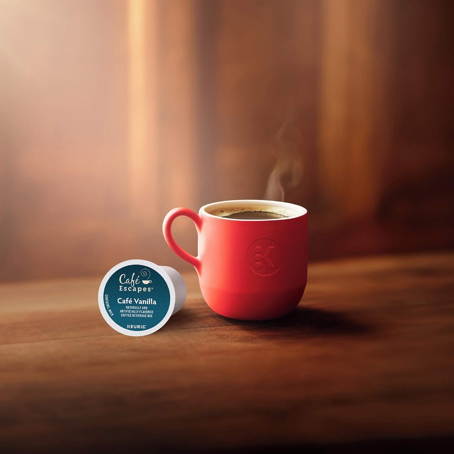 image:imageCafe Escapes Chai Latte Keurig SingleServe KCup Pods 96 CountVanilla