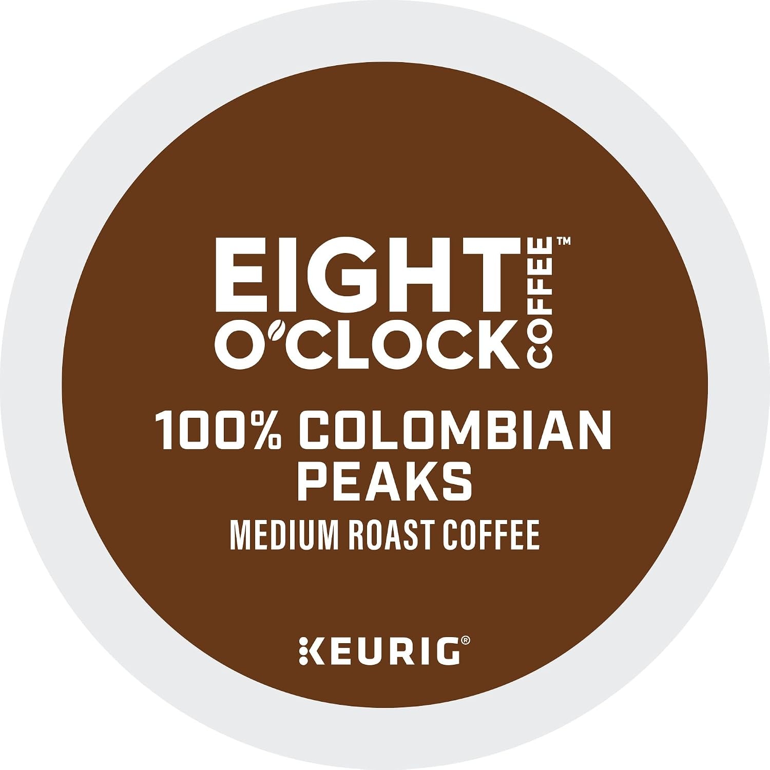 image:imageEight OClock Coffee Colombian Peaks SingleServe Keurig KCup Pods Medium Roast Coffee Pods 96 CountColombian Peaks