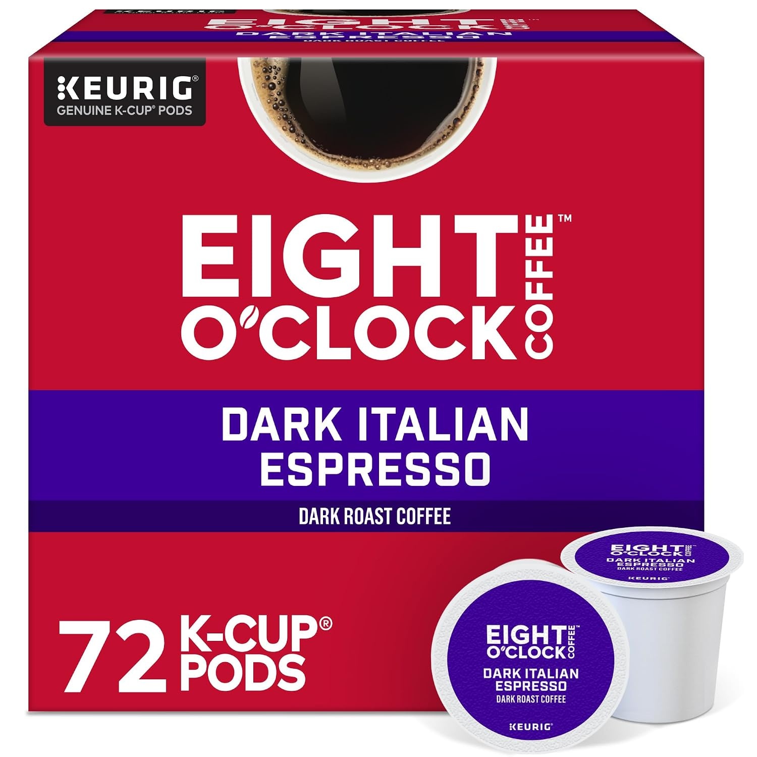 image:imageEight OClock Coffee Colombian Peaks SingleServe Keurig KCup Pods Medium Roast Coffee Pods 96 CountDark Italian