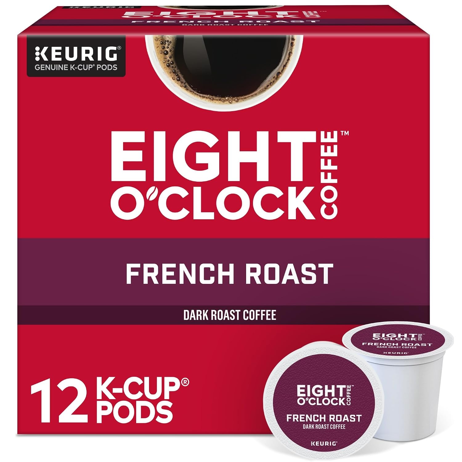 image:imageEight OClock Coffee Colombian Peaks SingleServe Keurig KCup Pods Medium Roast Coffee Pods 96 CountFrench Roast