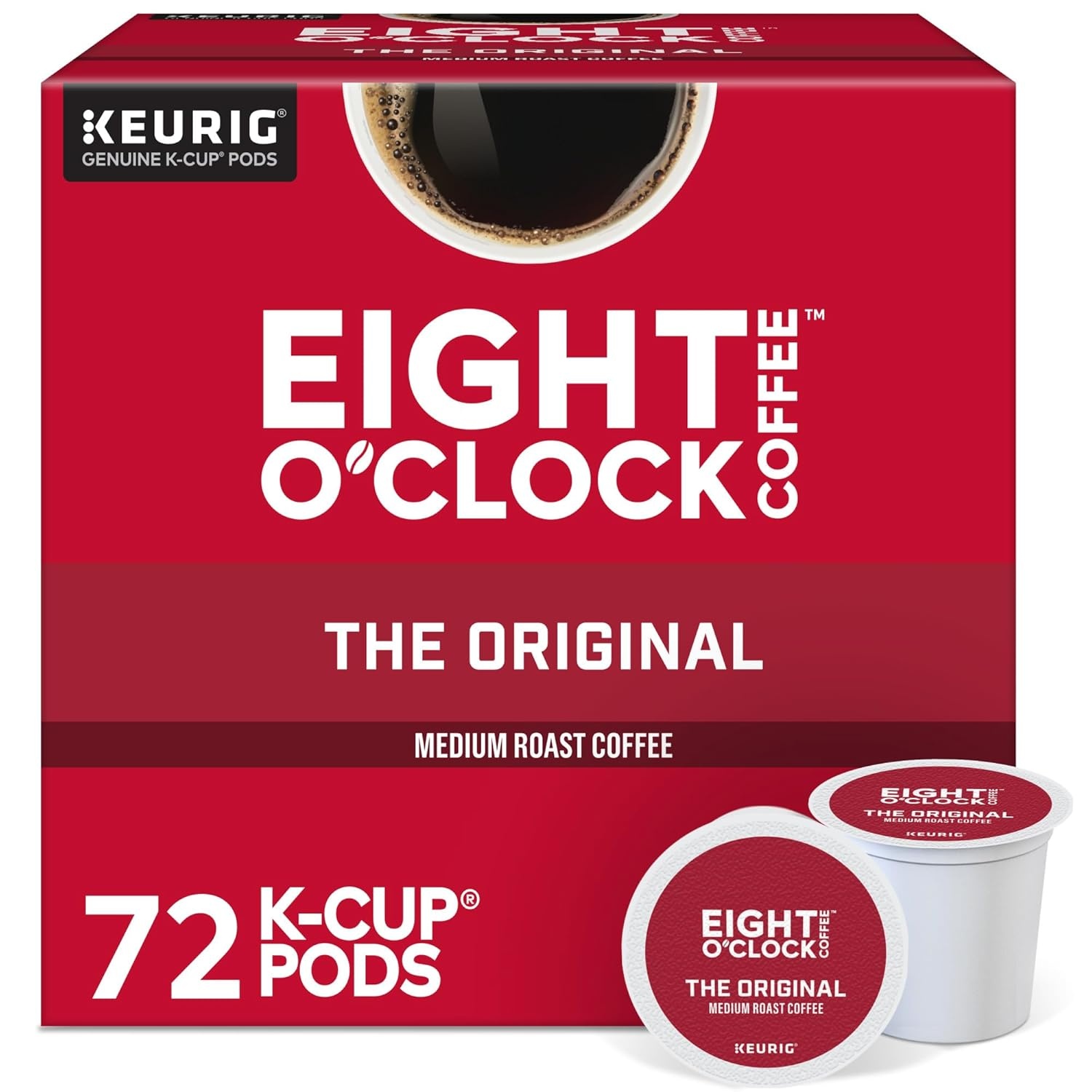 image:imageEight OClock Coffee Colombian Peaks SingleServe Keurig KCup Pods Medium Roast Coffee Pods 96 CountThe Original