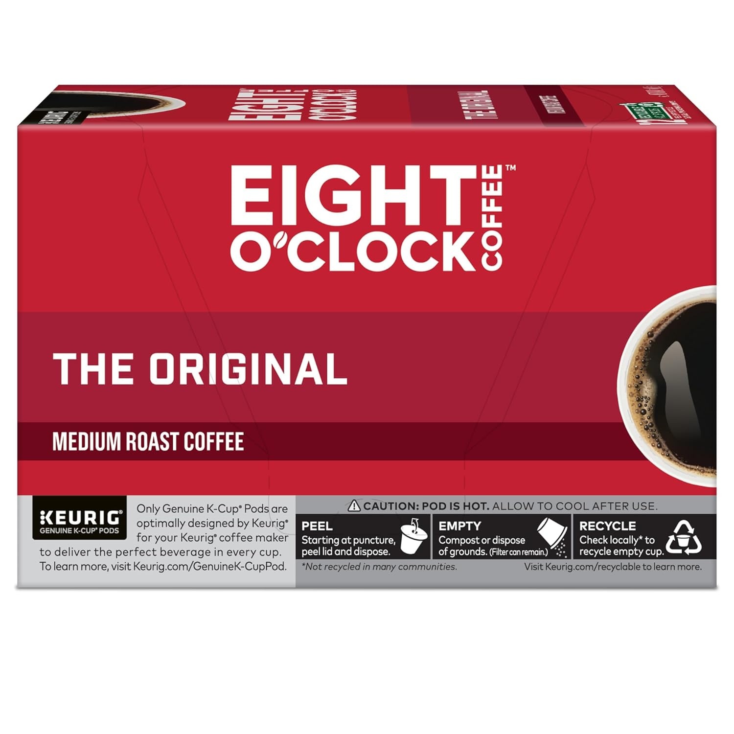 image:imageEight OClock Coffee Colombian Peaks SingleServe Keurig KCup Pods Medium Roast Coffee Pods 96 CountThe Original