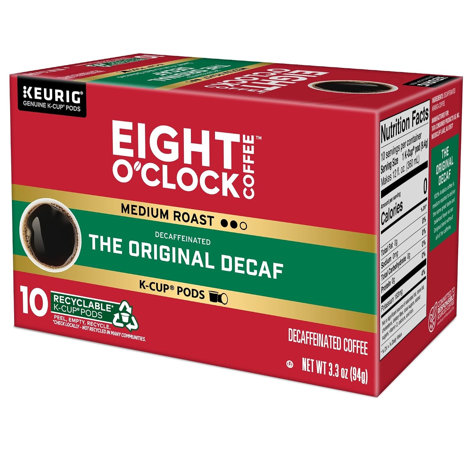 image:imageEight OClock Coffee Colombian Peaks SingleServe Keurig KCup Pods Medium Roast Coffee Pods 96 CountThe Original
