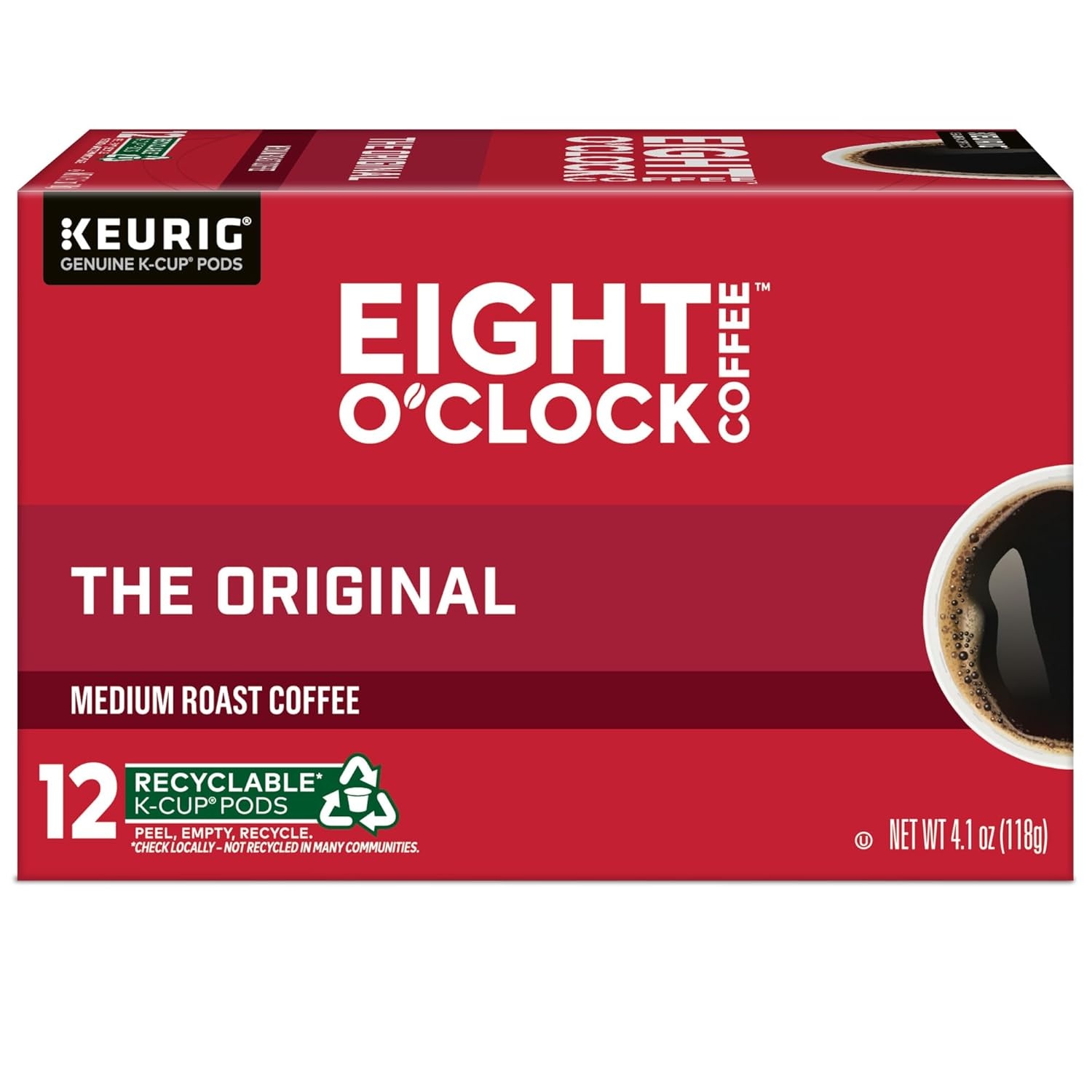 image:imageEight OClock Coffee Colombian Peaks SingleServe Keurig KCup Pods Medium Roast Coffee Pods 96 CountThe Original