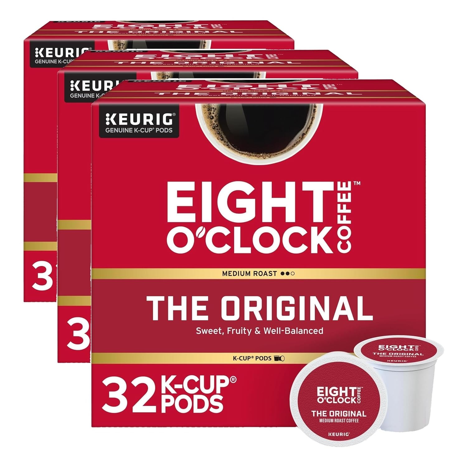 image:imageEight OClock Coffee Colombian Peaks SingleServe Keurig KCup Pods Medium Roast Coffee Pods 96 CountThe Original