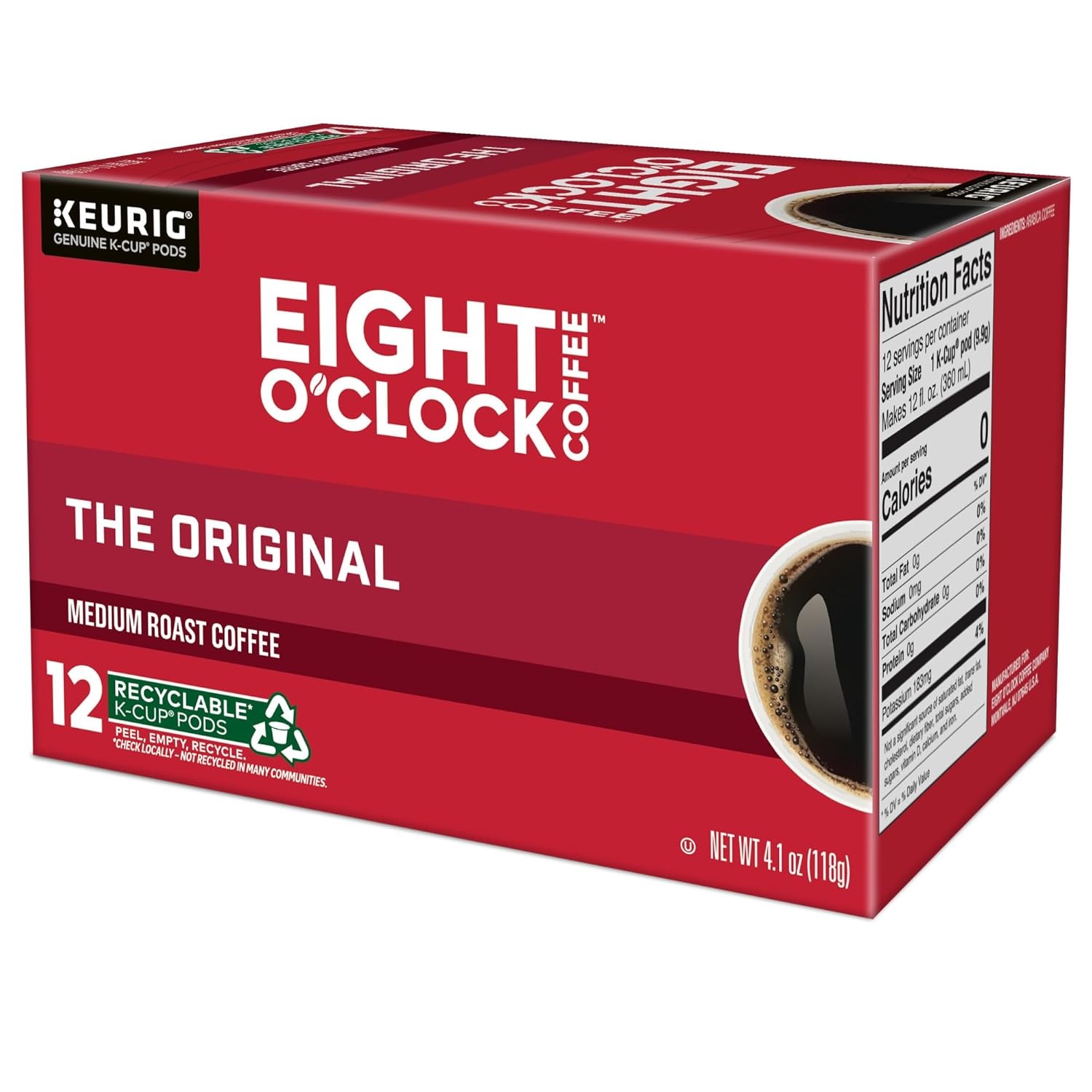 image:imageEight OClock Coffee Colombian Peaks SingleServe Keurig KCup Pods Medium Roast Coffee Pods 96 CountThe Original