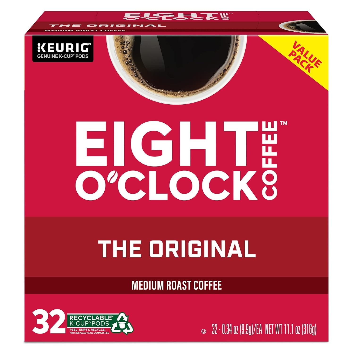 image:imageEight OClock Coffee Colombian Peaks SingleServe Keurig KCup Pods Medium Roast Coffee Pods 96 CountThe Original