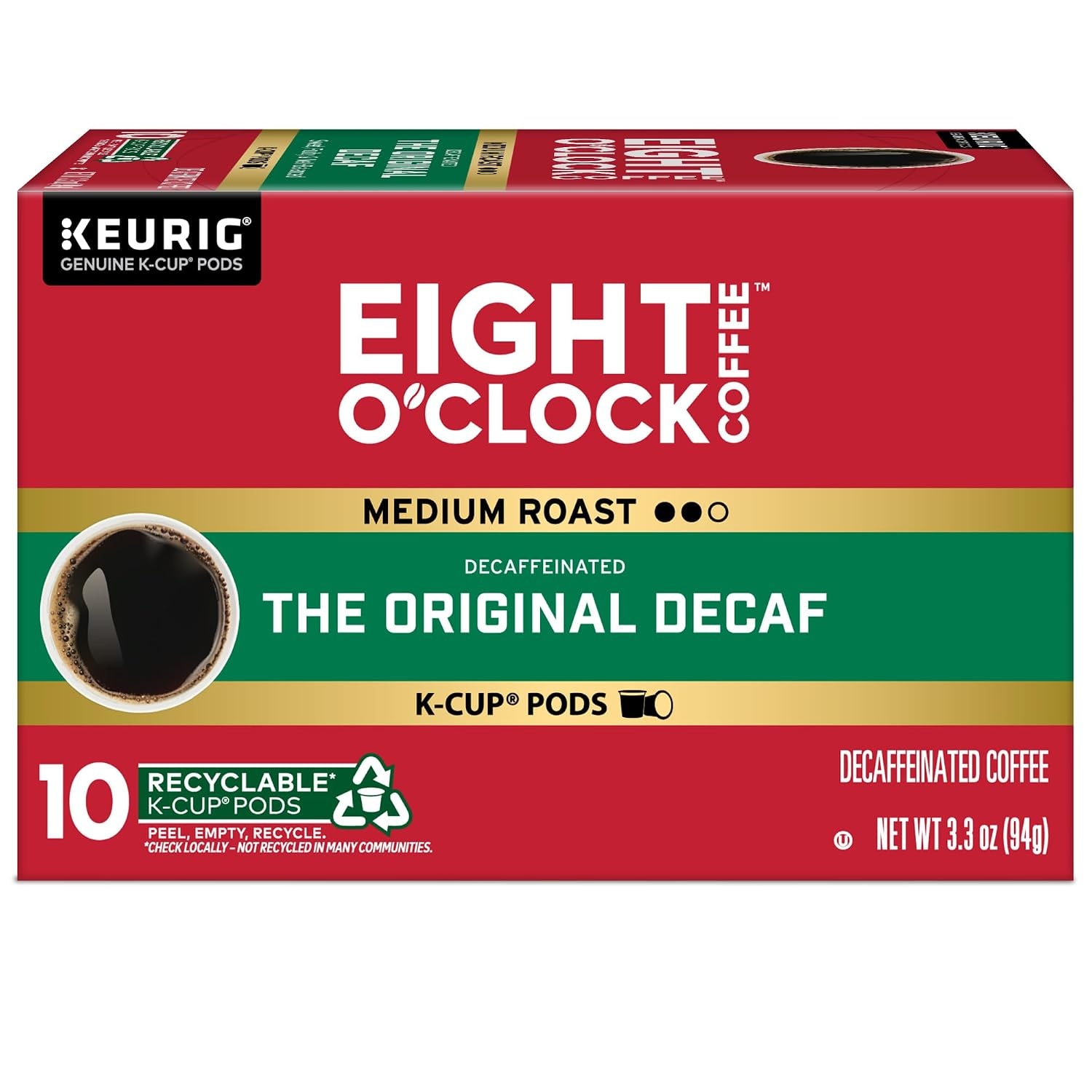 image:imageEight OClock Coffee Colombian Peaks SingleServe Keurig KCup Pods Medium Roast Coffee Pods 96 CountThe Original