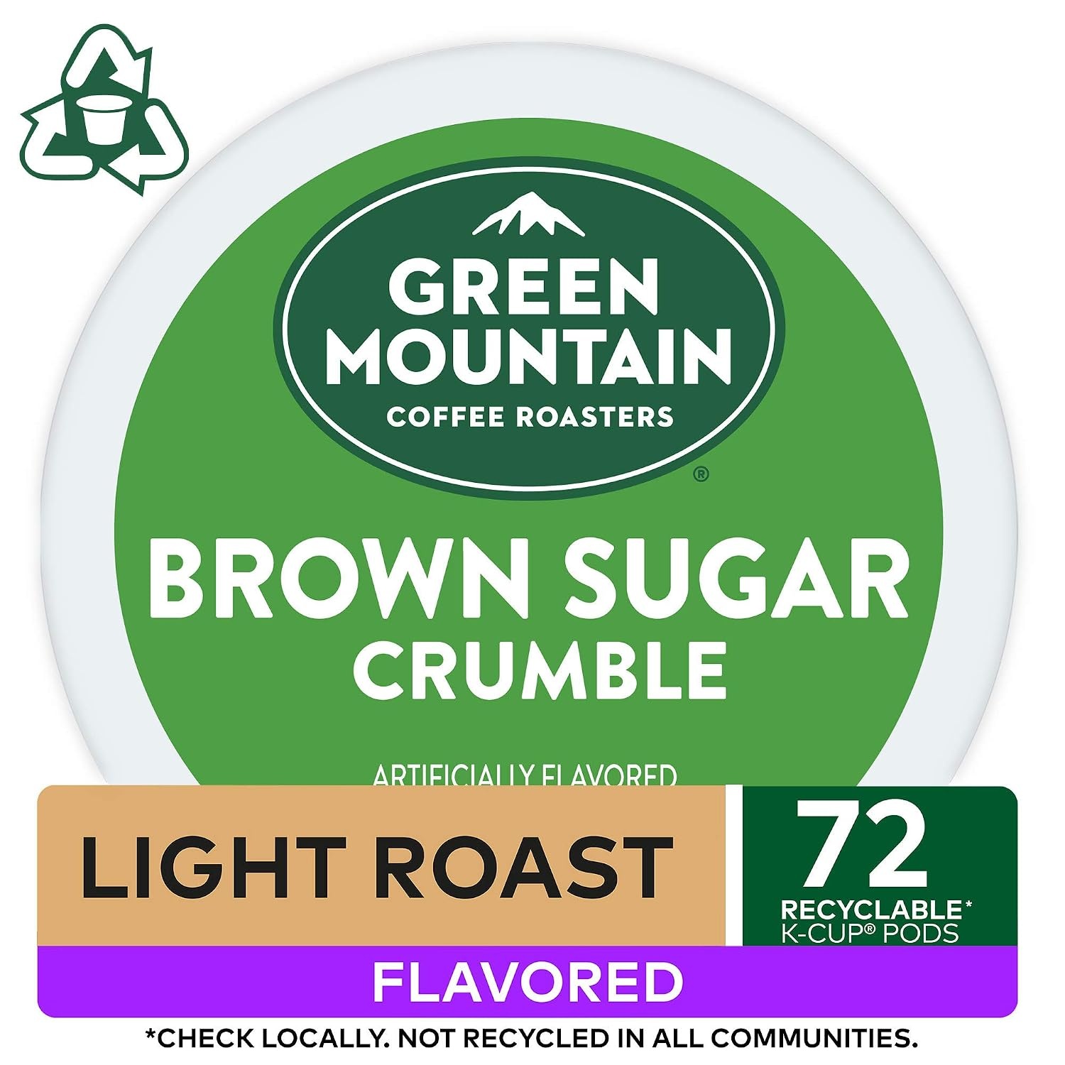 image:imageGreen Mountain Coffee Roasters Caramel Vanilla Cream Coffee Keurig SingleServe KCup pods Light Roast 96 CountBrown Sugar Crumble