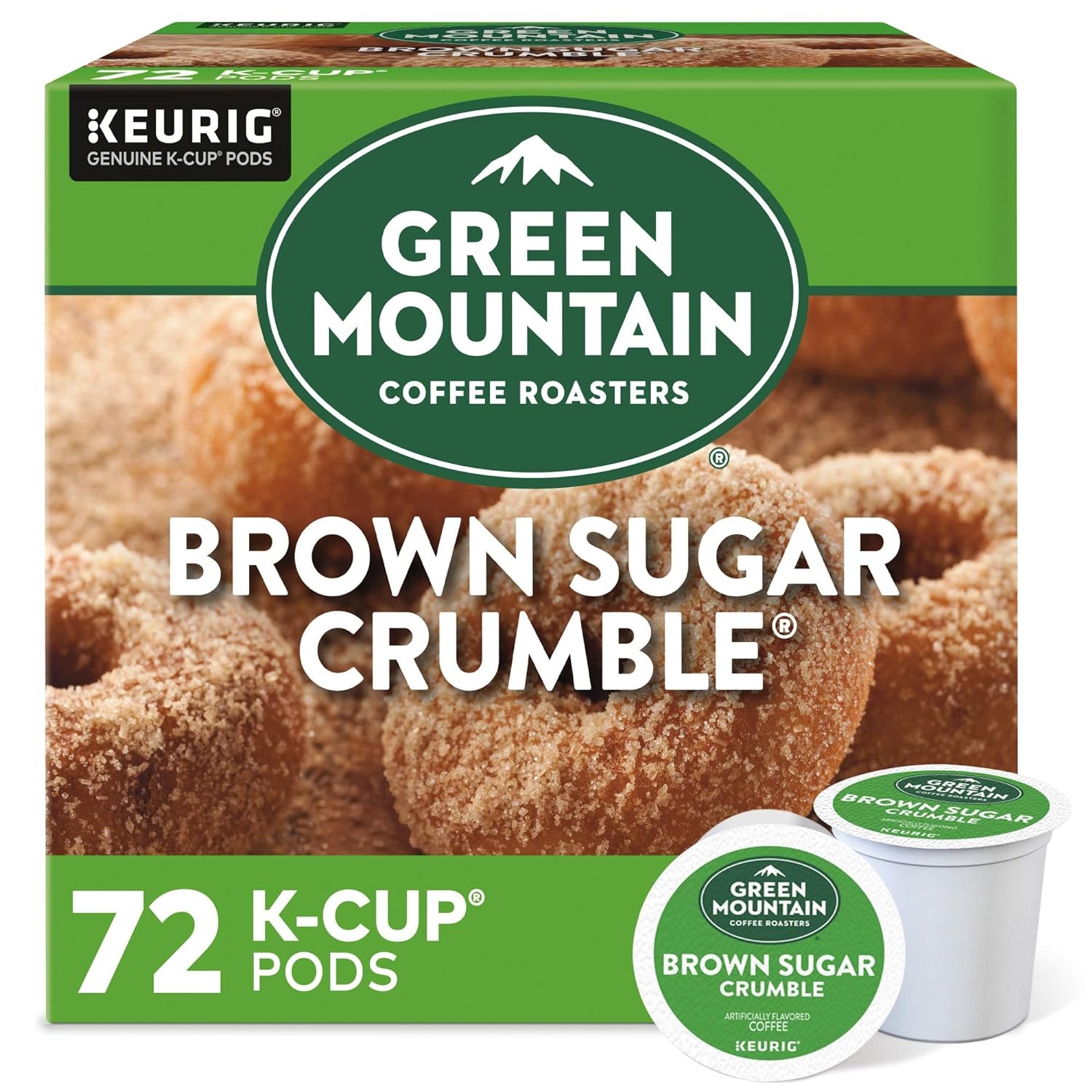 image:imageGreen Mountain Coffee Roasters Caramel Vanilla Cream Coffee Keurig SingleServe KCup pods Light Roast 96 CountBrown Sugar Crumble