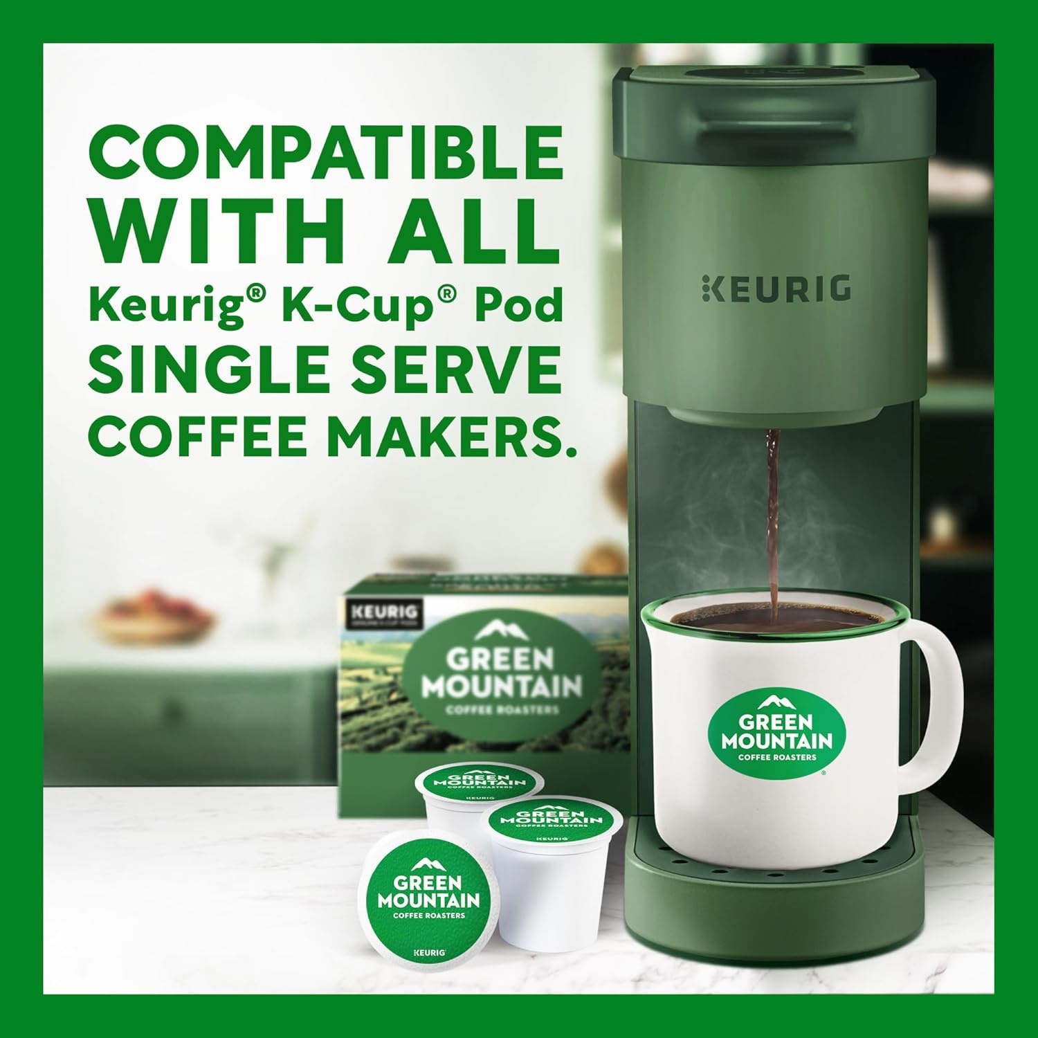 image:imageGreen Mountain Coffee Roasters Caramel Vanilla Cream Coffee Keurig SingleServe KCup pods Light Roast 96 CountBrown Sugar Crumble