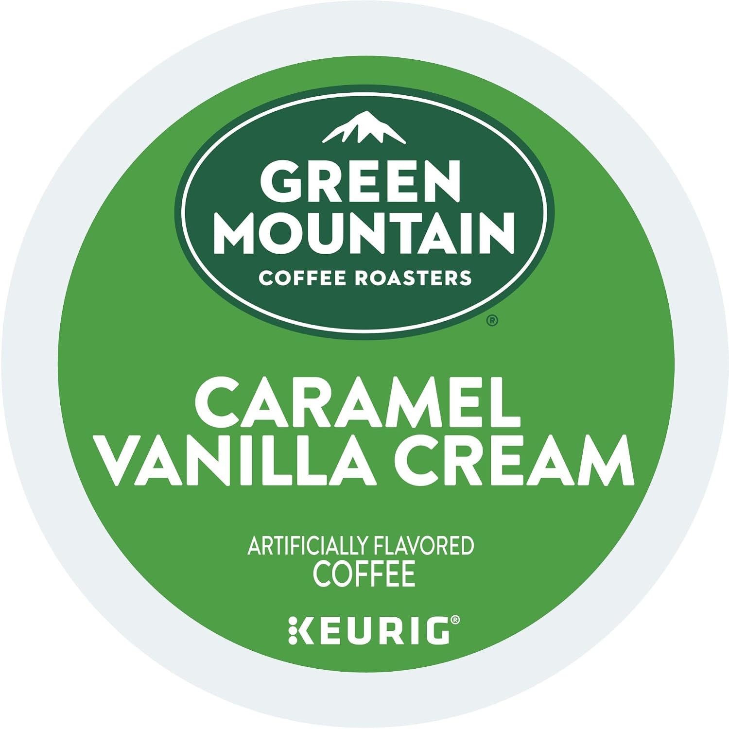 image:imageGreen Mountain Coffee Roasters Caramel Vanilla Cream Coffee Keurig SingleServe KCup pods Light Roast 96 CountCaramel Vanilla Cream