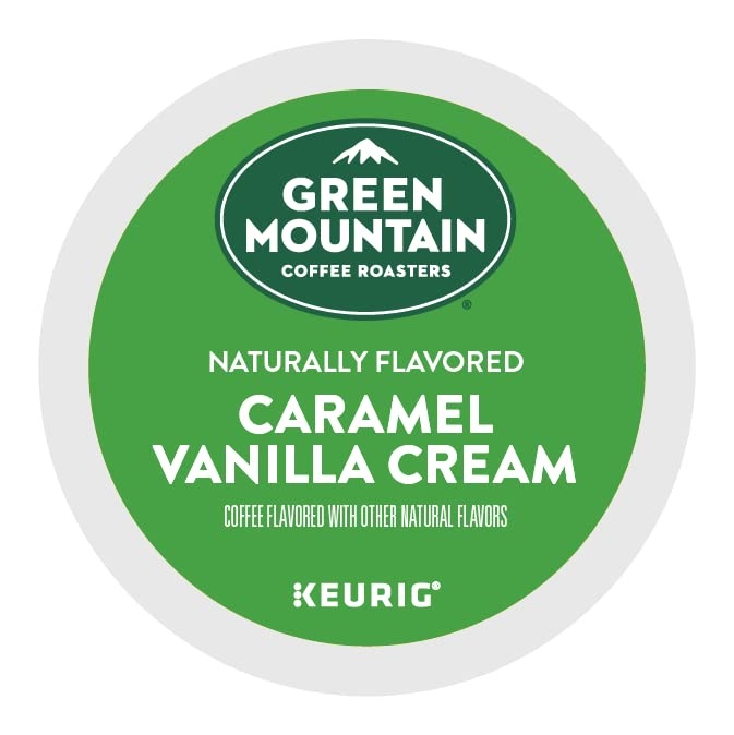 image:imageGreen Mountain Coffee Roasters Caramel Vanilla Cream Coffee Keurig SingleServe KCup pods Light Roast 96 CountCaramel Vanilla Cream
