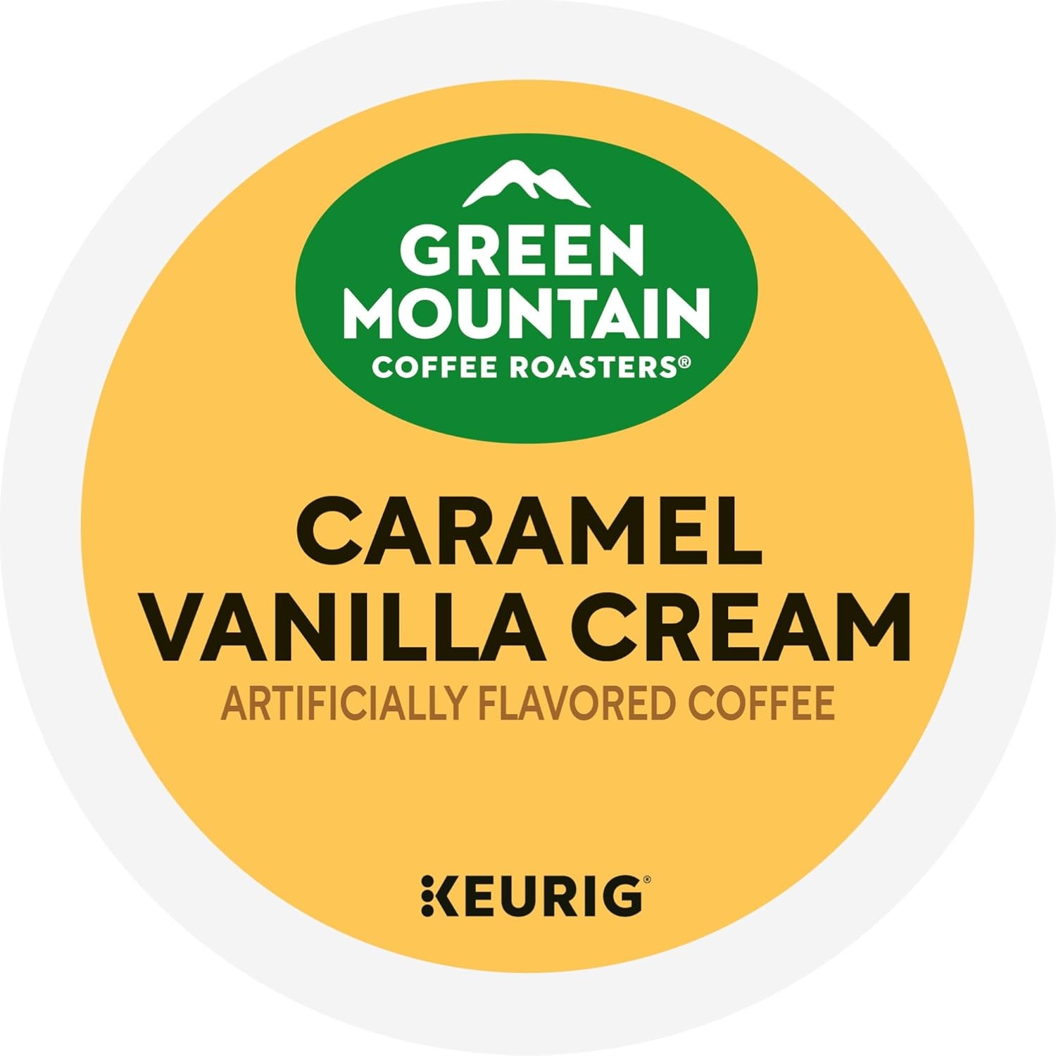 image:imageGreen Mountain Coffee Roasters Caramel Vanilla Cream Coffee Keurig SingleServe KCup pods Light Roast 96 CountCaramel Vanilla Cream
