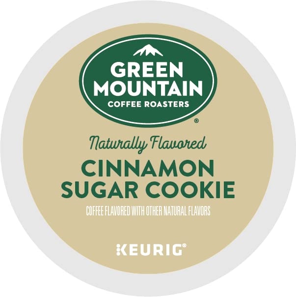 image:imageGreen Mountain Coffee Roasters Caramel Vanilla Cream Coffee Keurig SingleServe KCup pods Light Roast 96 CountCinnamon Sugar Cookie