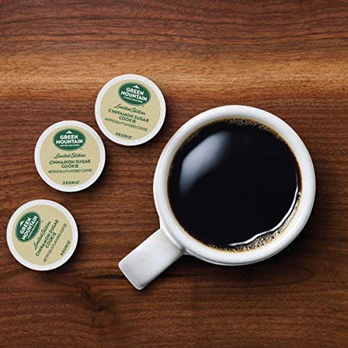 image:imageGreen Mountain Coffee Roasters Caramel Vanilla Cream Coffee Keurig SingleServe KCup pods Light Roast 96 CountCinnamon Sugar Cookie