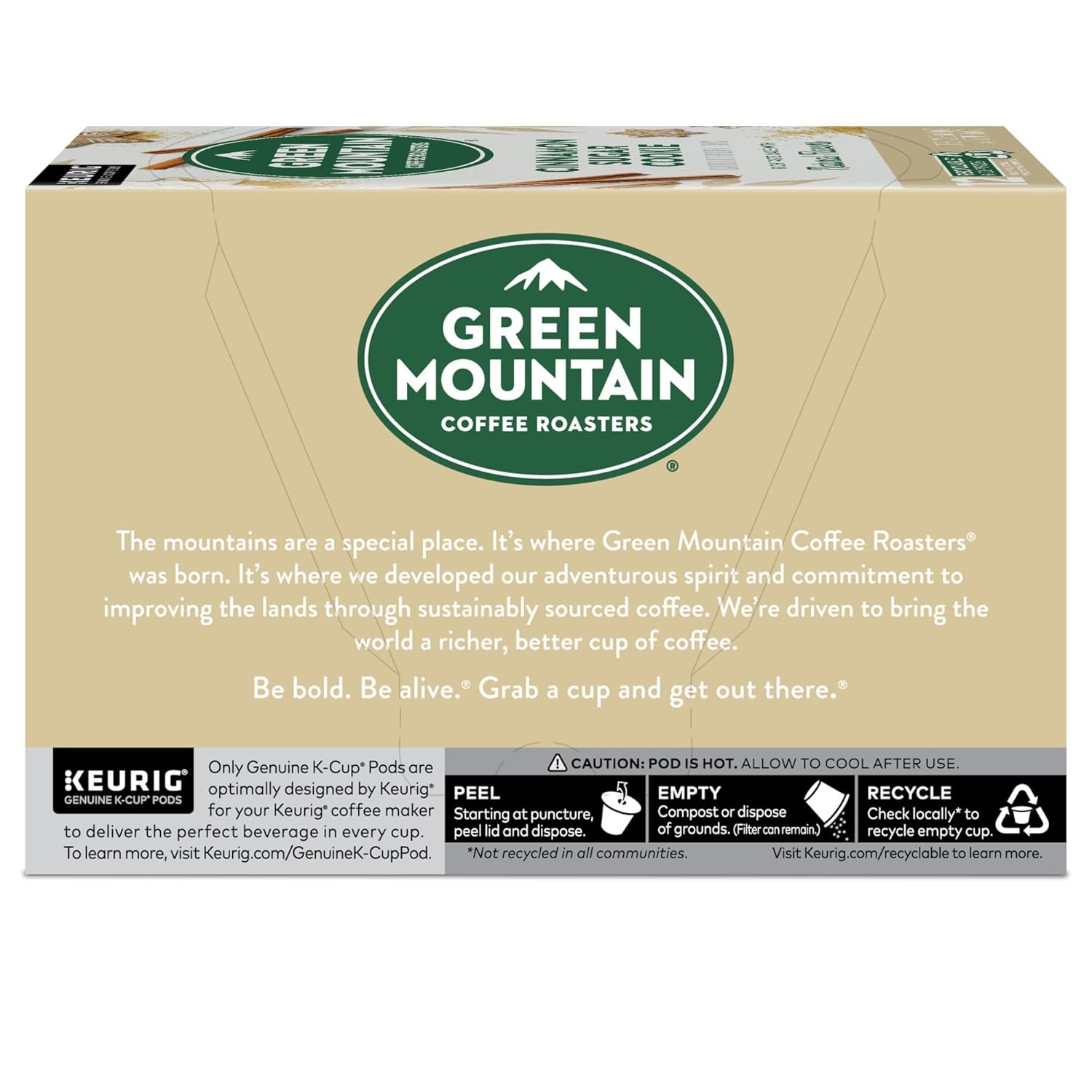 image:imageGreen Mountain Coffee Roasters Caramel Vanilla Cream Coffee Keurig SingleServe KCup pods Light Roast 96 CountCinnamon Sugar Cookie