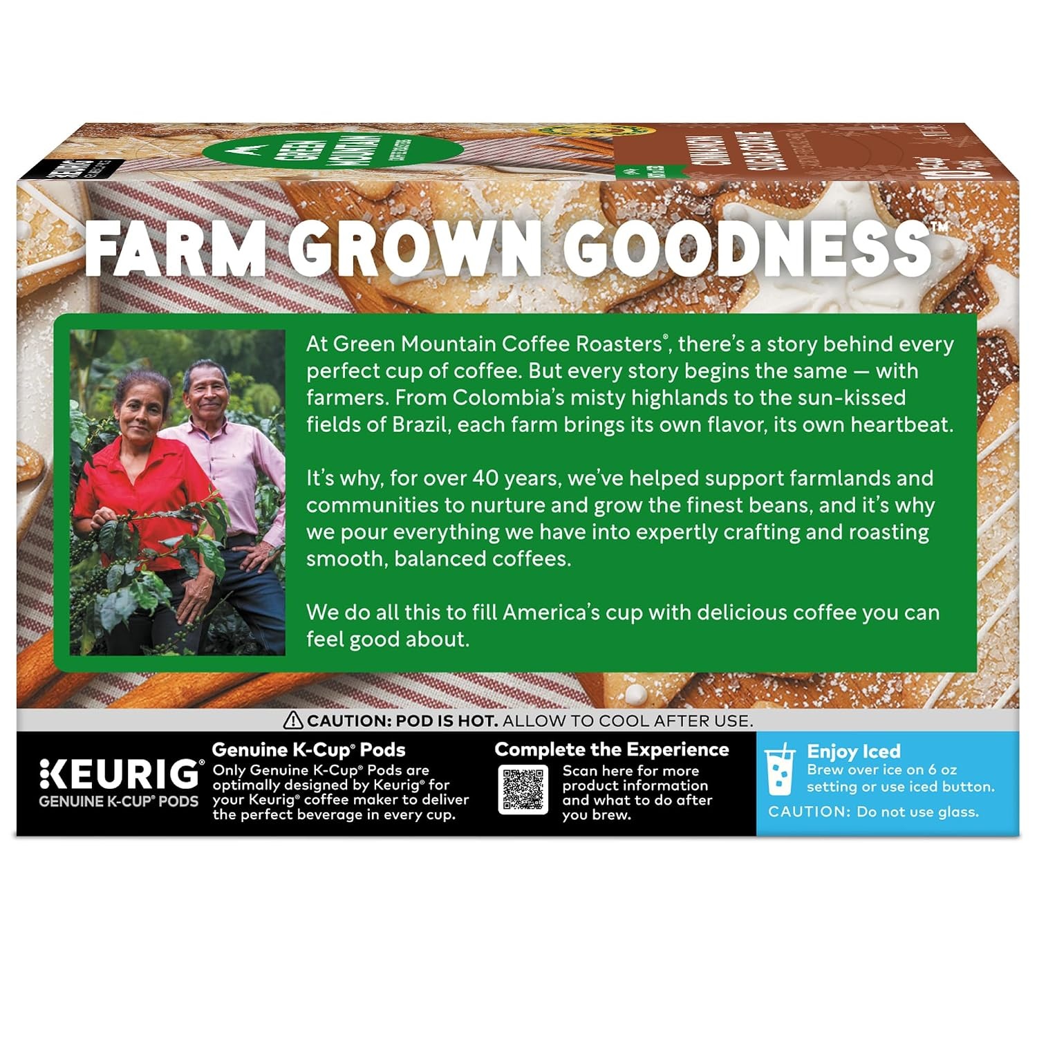 image:imageGreen Mountain Coffee Roasters Caramel Vanilla Cream Coffee Keurig SingleServe KCup pods Light Roast 96 CountCinnamon Sugar Cookie