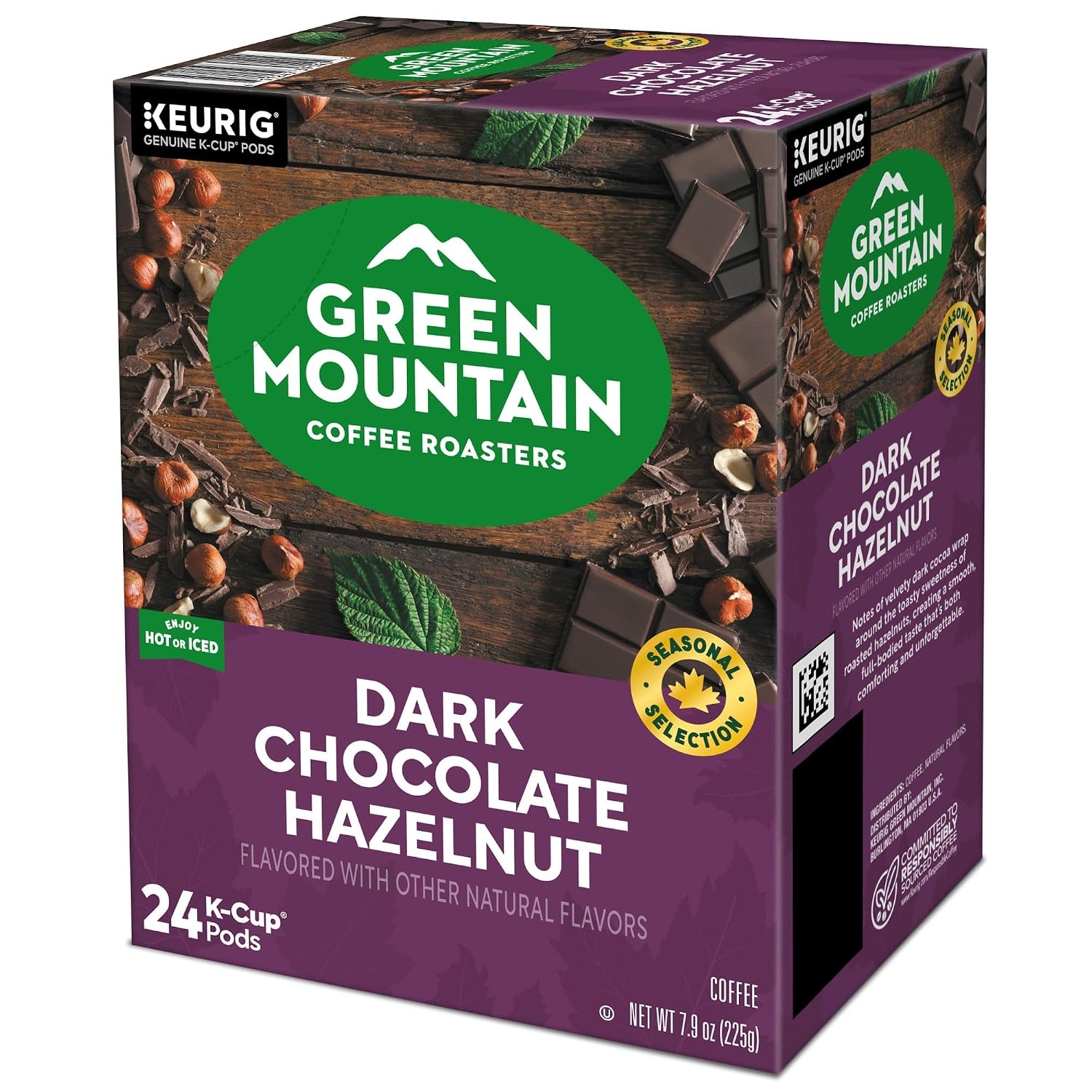 image:imageGreen Mountain Coffee Roasters Caramel Vanilla Cream Coffee Keurig SingleServe KCup pods Light Roast 96 CountDark Chocolate Hazelnut