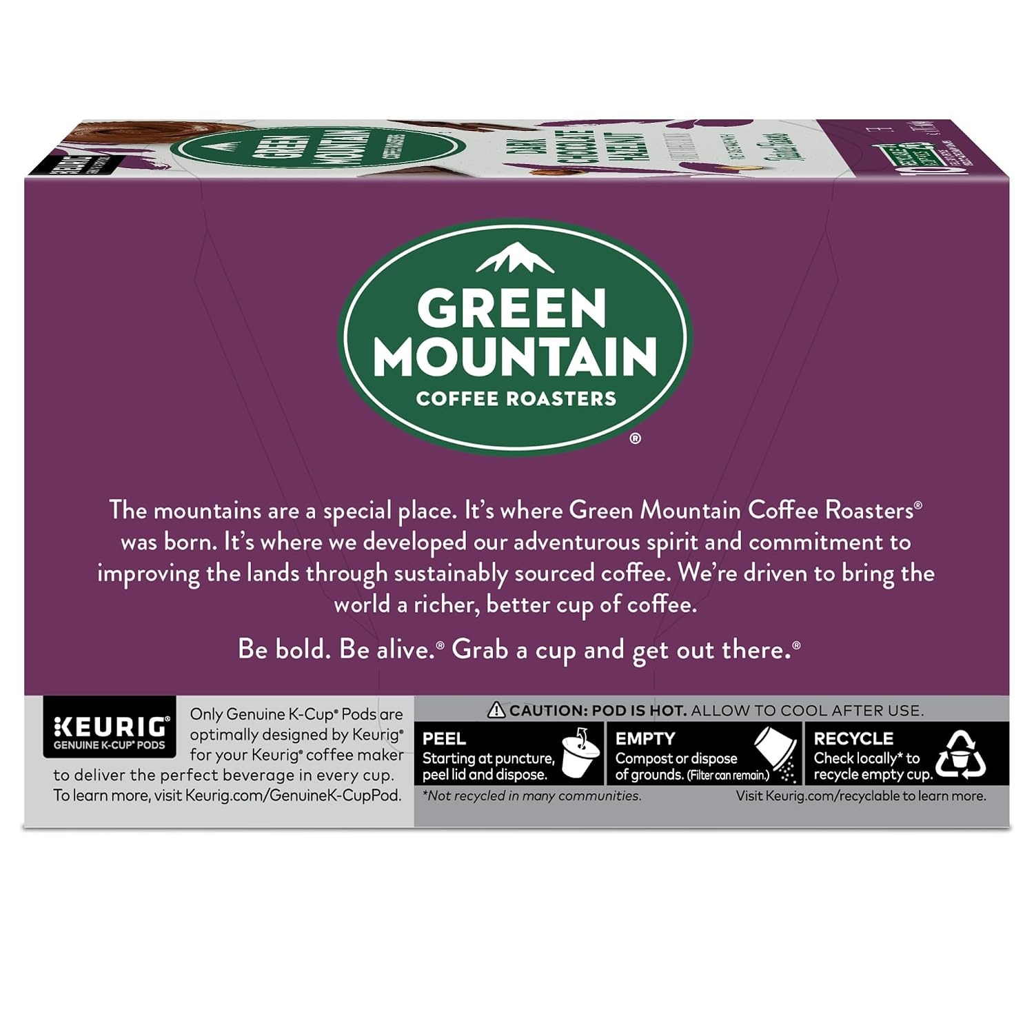 image:imageGreen Mountain Coffee Roasters Caramel Vanilla Cream Coffee Keurig SingleServe KCup pods Light Roast 96 CountDark Chocolate Hazelnut
