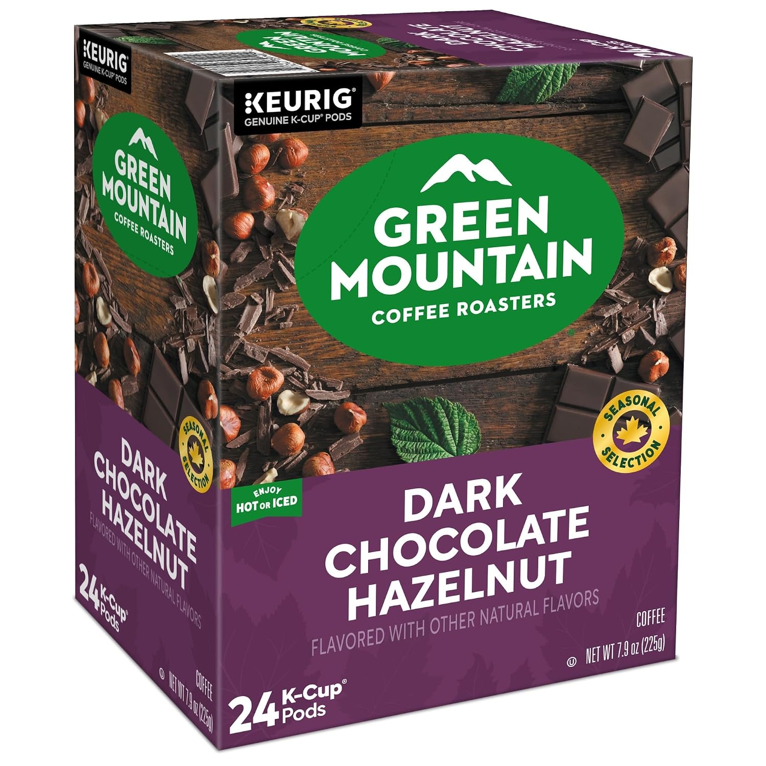 image:imageGreen Mountain Coffee Roasters Caramel Vanilla Cream Coffee Keurig SingleServe KCup pods Light Roast 96 CountDark Chocolate Hazelnut