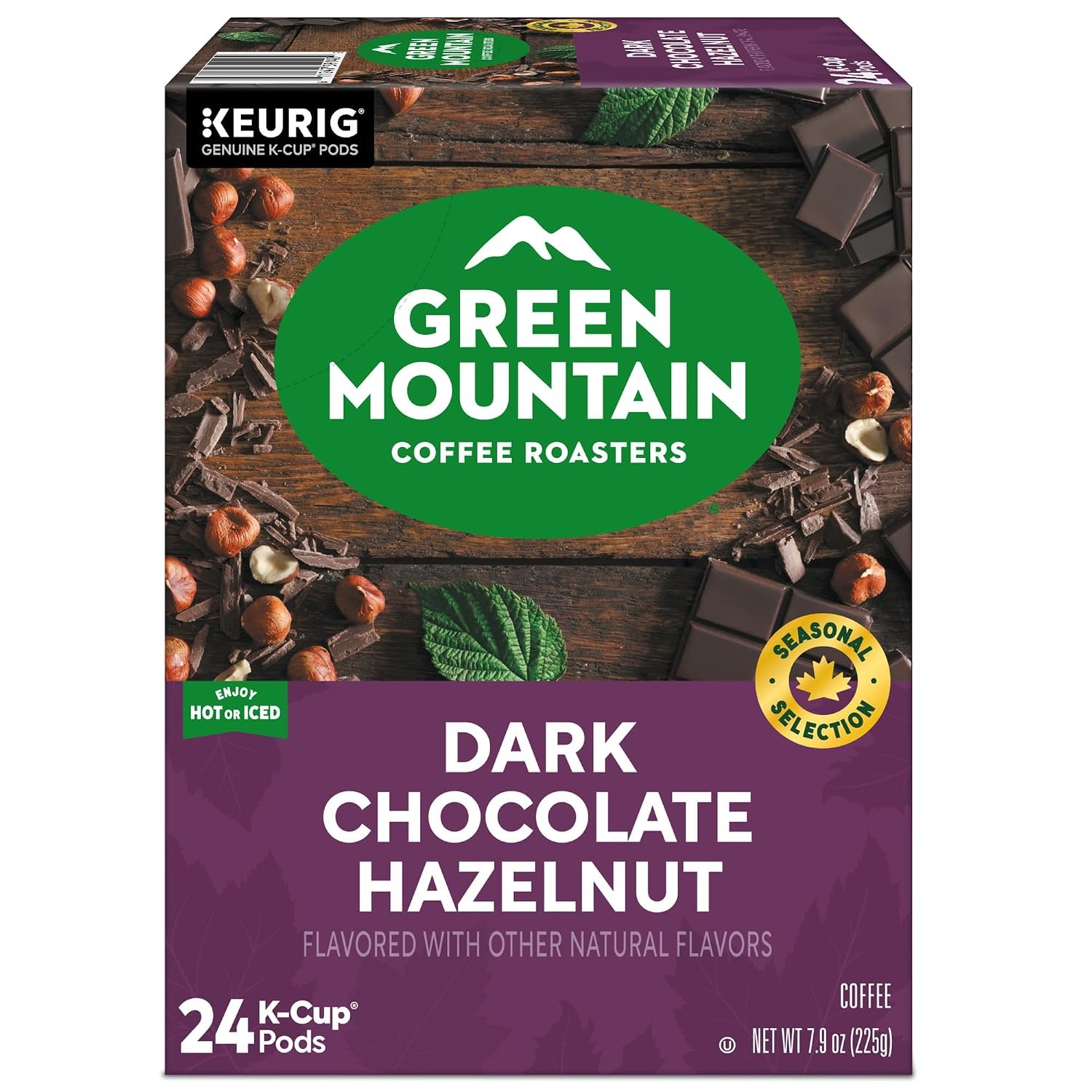 image:imageGreen Mountain Coffee Roasters Caramel Vanilla Cream Coffee Keurig SingleServe KCup pods Light Roast 96 CountDark Chocolate Hazelnut