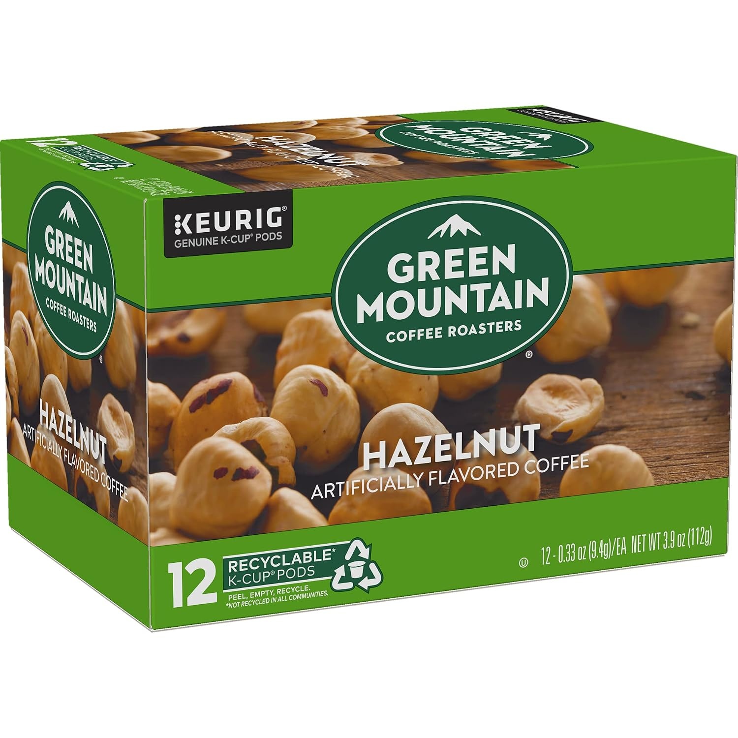 image:imageGreen Mountain Coffee Roasters Caramel Vanilla Cream Coffee Keurig SingleServe KCup pods Light Roast 96 CountHazelnut