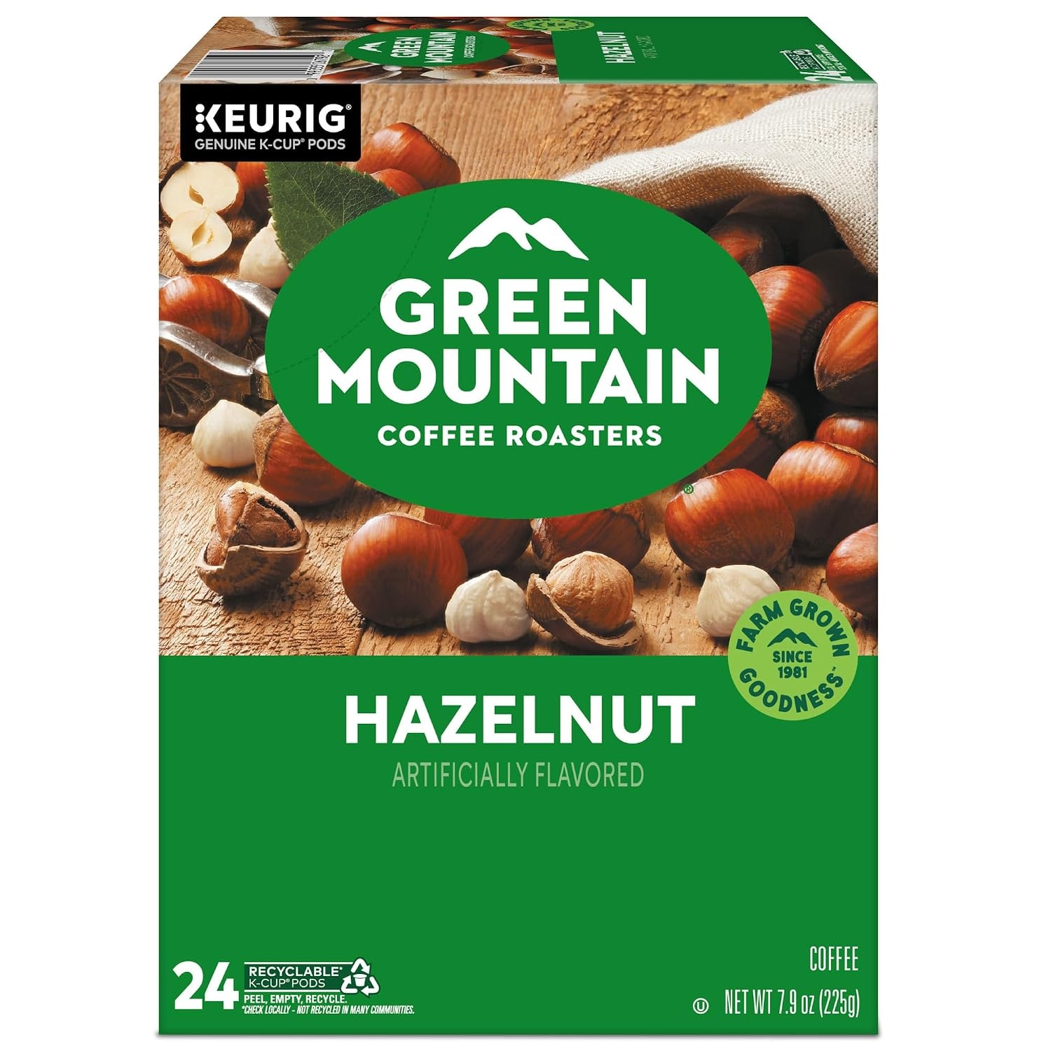 image:imageGreen Mountain Coffee Roasters Caramel Vanilla Cream Coffee Keurig SingleServe KCup pods Light Roast 96 CountHazelnut