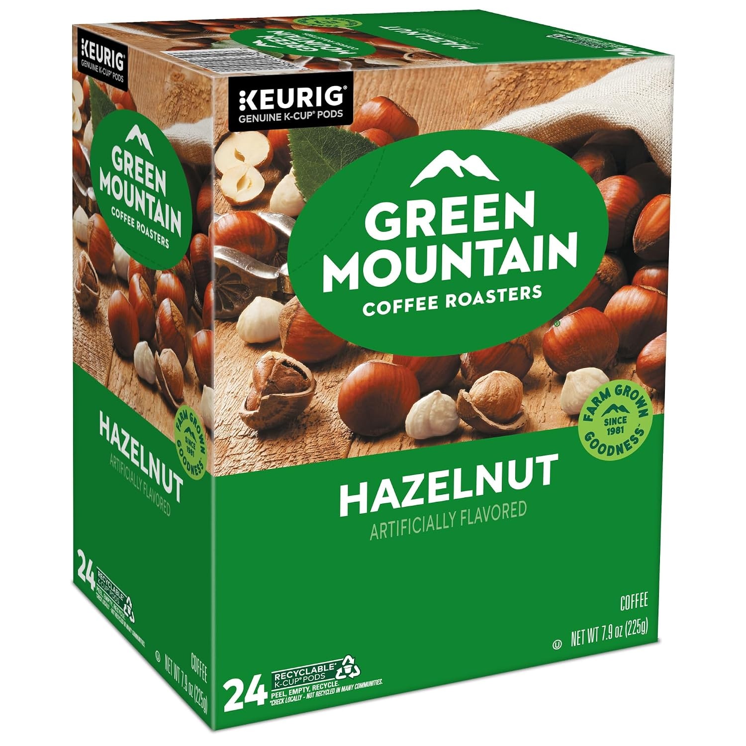 image:imageGreen Mountain Coffee Roasters Caramel Vanilla Cream Coffee Keurig SingleServe KCup pods Light Roast 96 CountHazelnut