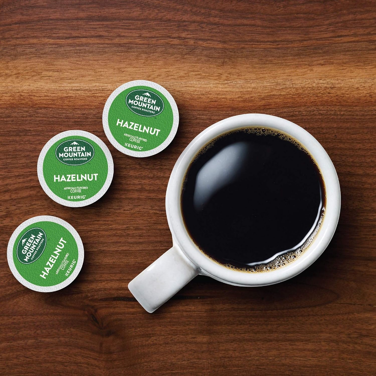 image:imageGreen Mountain Coffee Roasters Caramel Vanilla Cream Coffee Keurig SingleServe KCup pods Light Roast 96 CountHazelnut