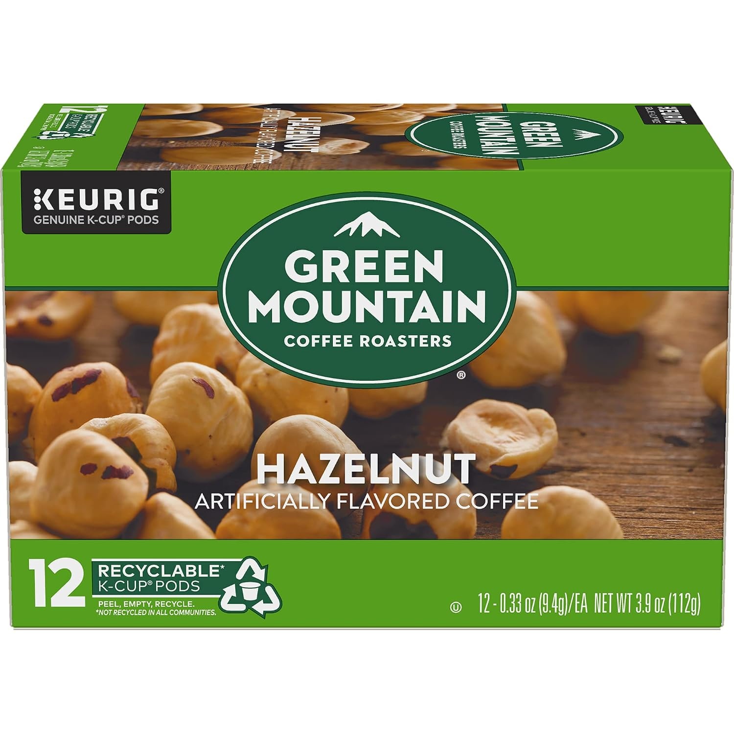 image:imageGreen Mountain Coffee Roasters Caramel Vanilla Cream Coffee Keurig SingleServe KCup pods Light Roast 96 CountHazelnut
