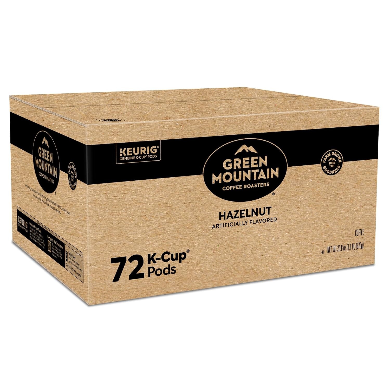 image:imageGreen Mountain Coffee Roasters Caramel Vanilla Cream Coffee Keurig SingleServe KCup pods Light Roast 96 CountHazelnut