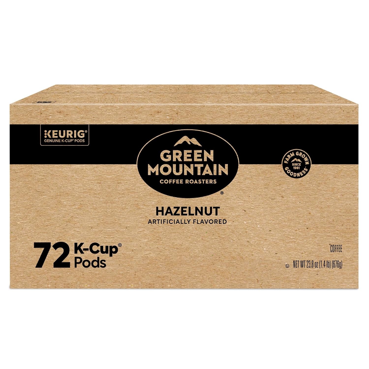 image:imageGreen Mountain Coffee Roasters Caramel Vanilla Cream Coffee Keurig SingleServe KCup pods Light Roast 96 CountHazelnut
