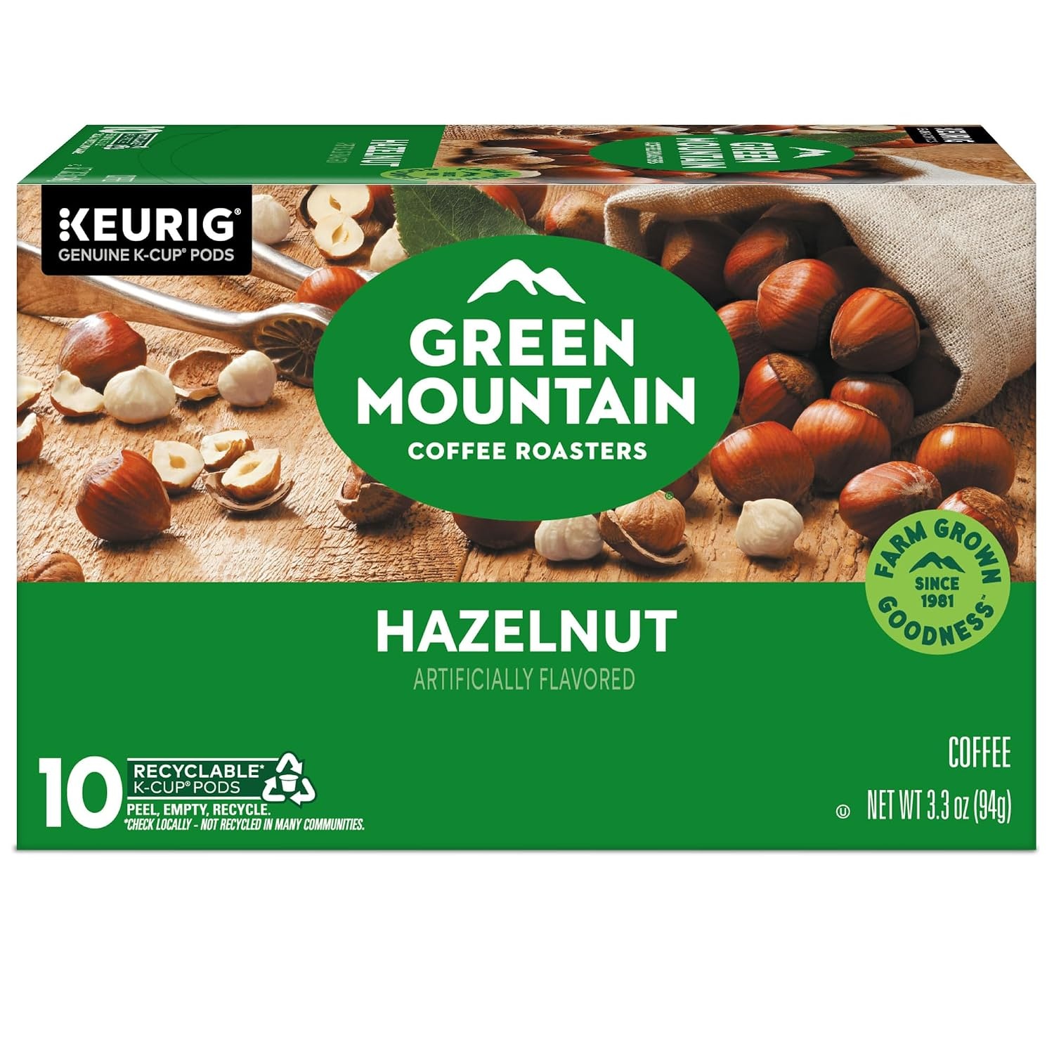 image:imageGreen Mountain Coffee Roasters Caramel Vanilla Cream Coffee Keurig SingleServe KCup pods Light Roast 96 CountHazelnut