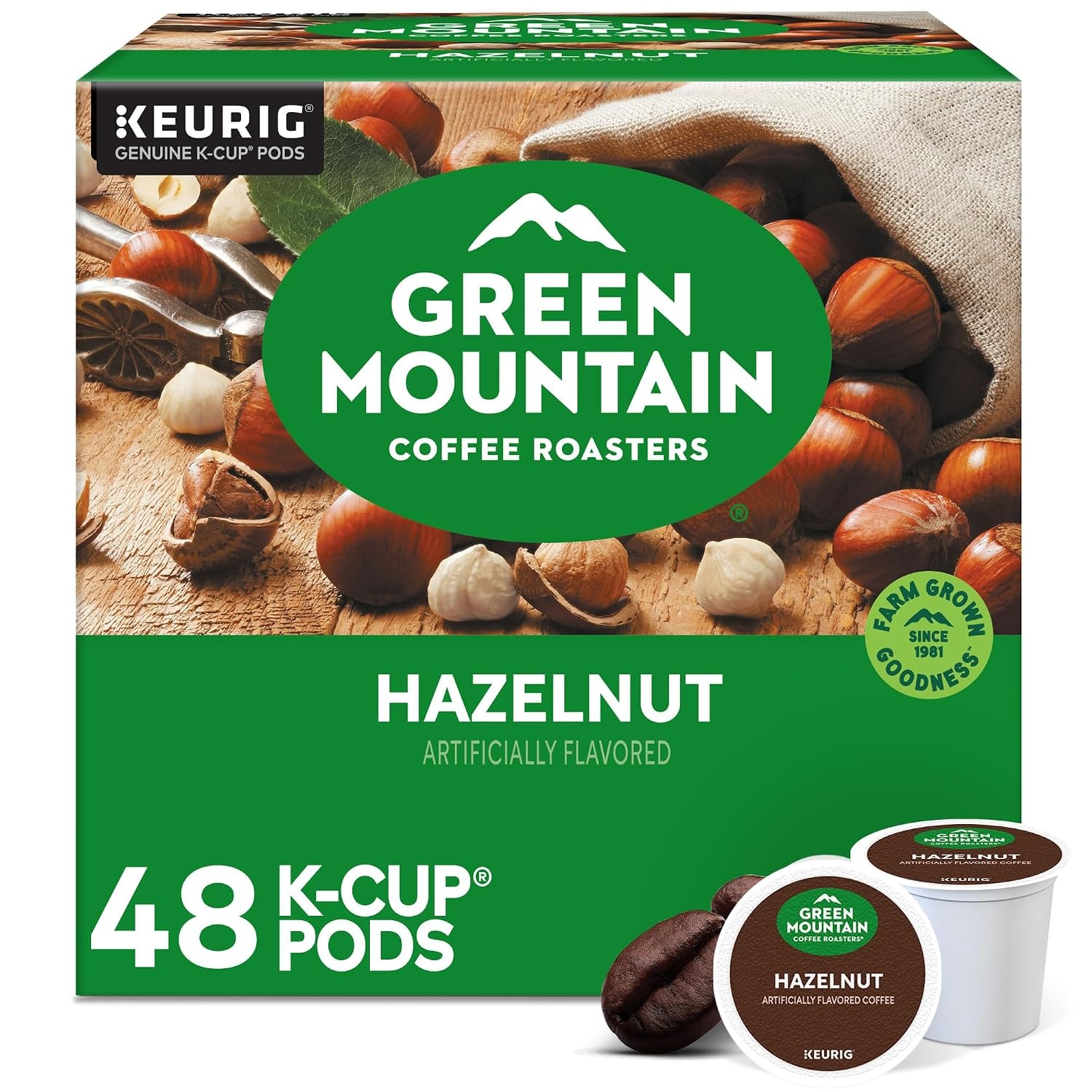 image:imageGreen Mountain Coffee Roasters Caramel Vanilla Cream Coffee Keurig SingleServe KCup pods Light Roast 96 CountHazelnut