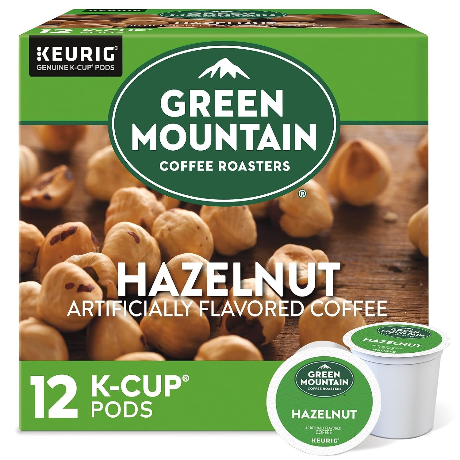 image:imageGreen Mountain Coffee Roasters Caramel Vanilla Cream Coffee Keurig SingleServe KCup pods Light Roast 96 CountHazelnut