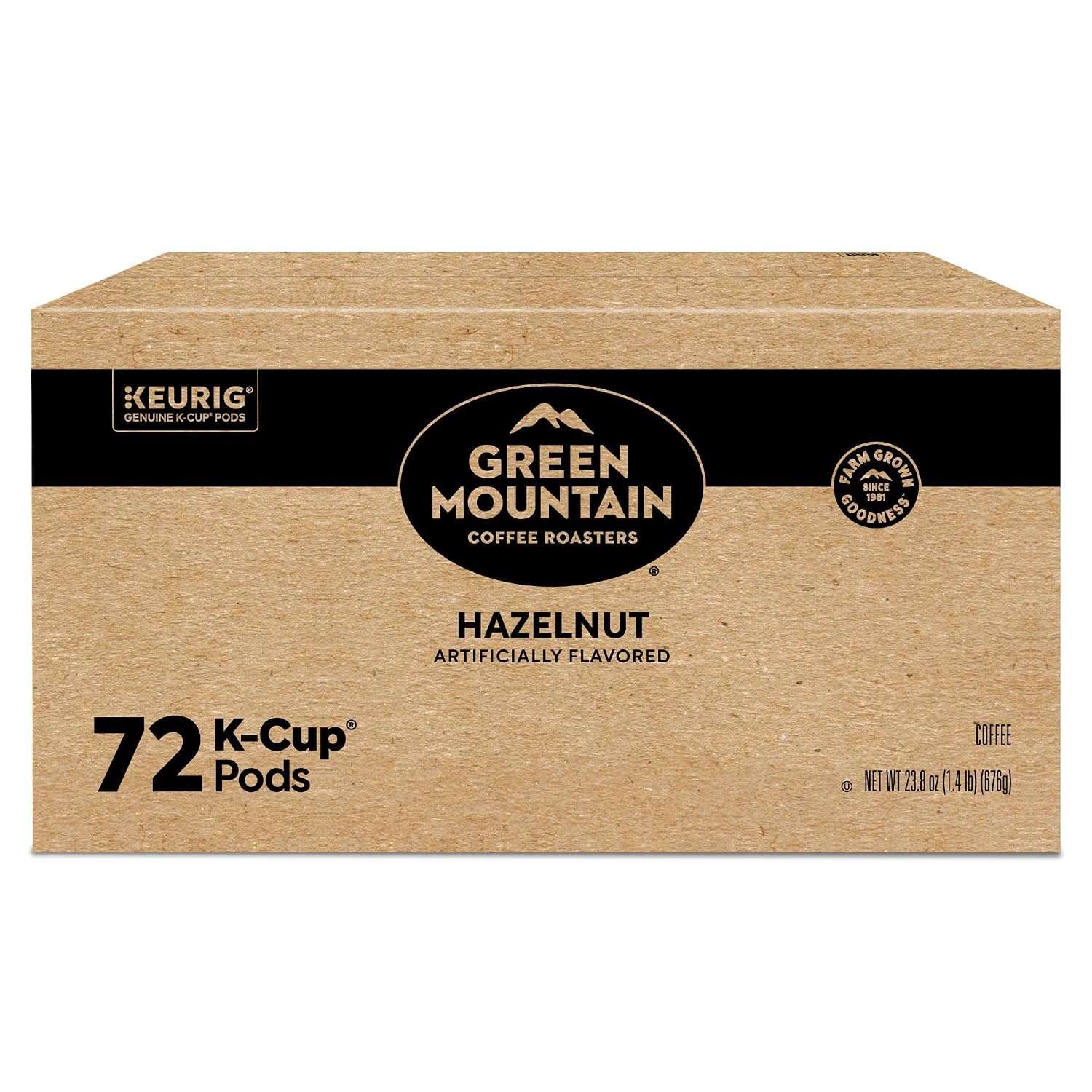 image:imageGreen Mountain Coffee Roasters Caramel Vanilla Cream Coffee Keurig SingleServe KCup pods Light Roast 96 CountHazelnut