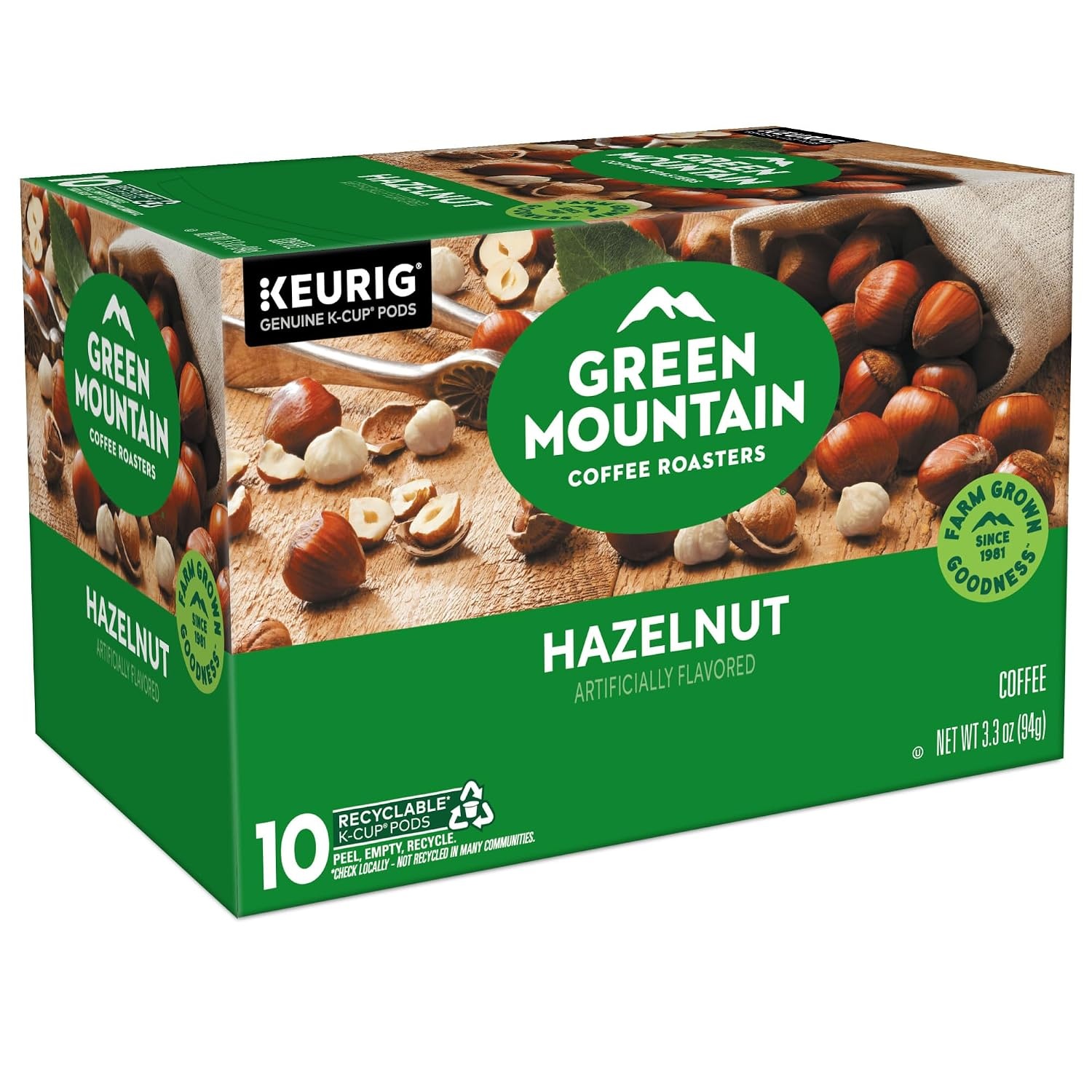 image:imageGreen Mountain Coffee Roasters Caramel Vanilla Cream Coffee Keurig SingleServe KCup pods Light Roast 96 CountHazelnut