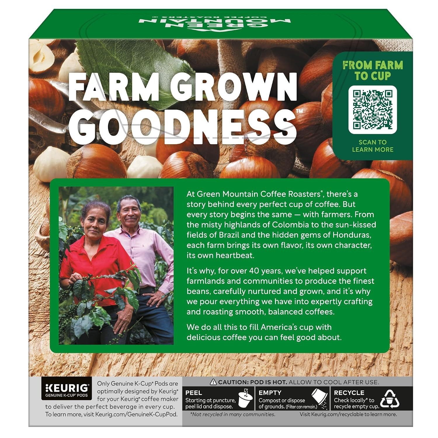 image:imageGreen Mountain Coffee Roasters Caramel Vanilla Cream Coffee Keurig SingleServe KCup pods Light Roast 96 CountHazelnut