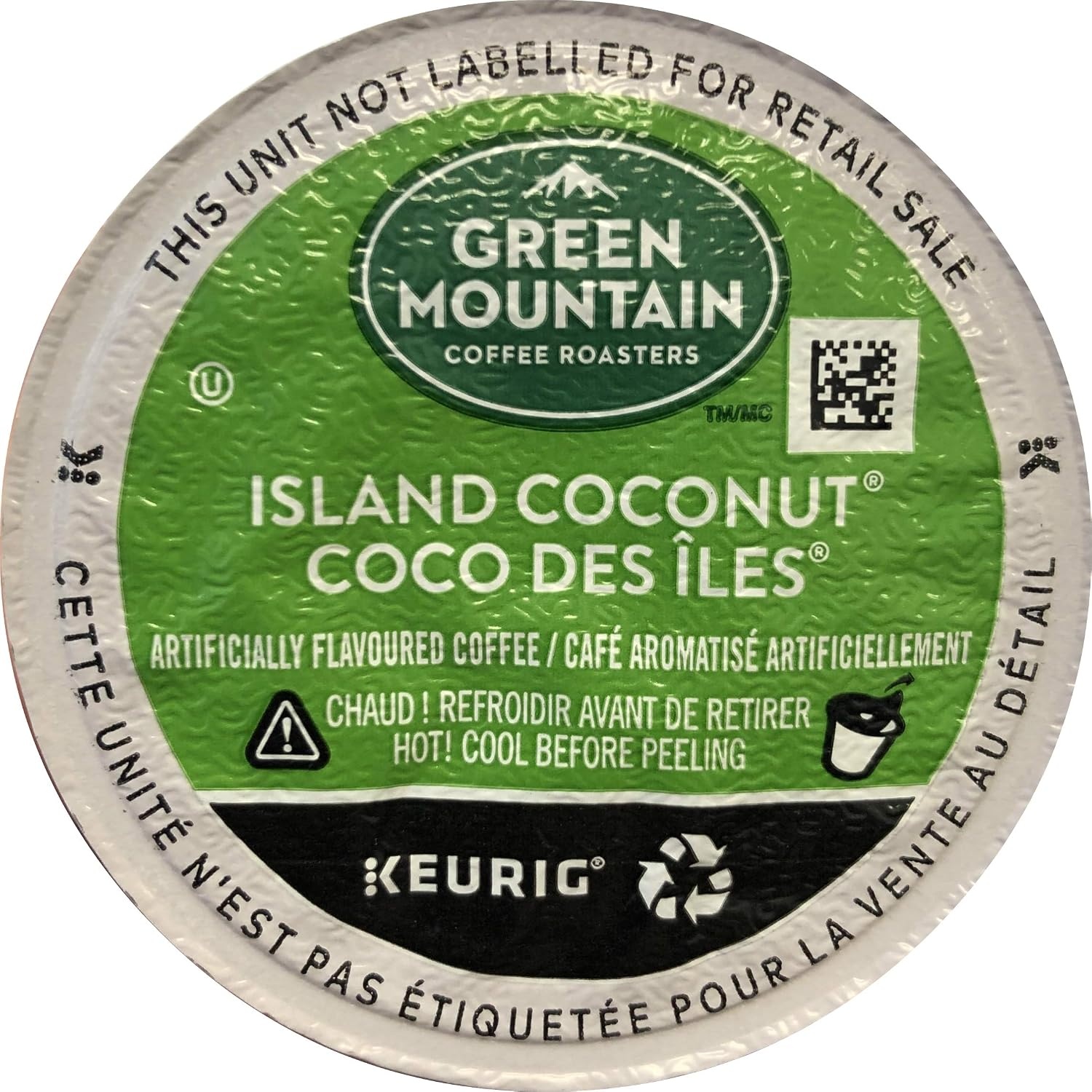 image:imageGreen Mountain Coffee Roasters Caramel Vanilla Cream Coffee Keurig SingleServe KCup pods Light Roast 96 CountIsland Coconut