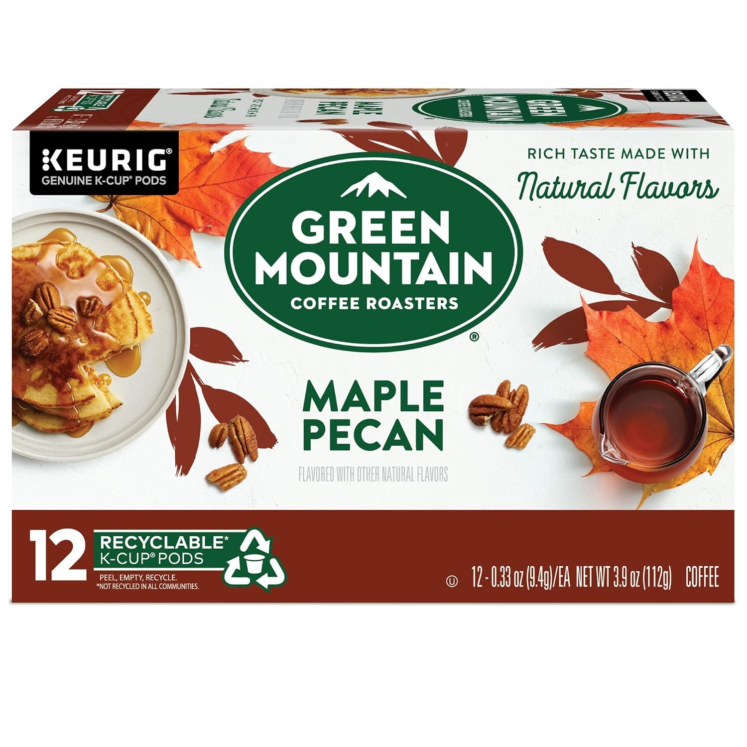 image:imageGreen Mountain Coffee Roasters Caramel Vanilla Cream Coffee Keurig SingleServe KCup pods Light Roast 96 CountMaple Pecan